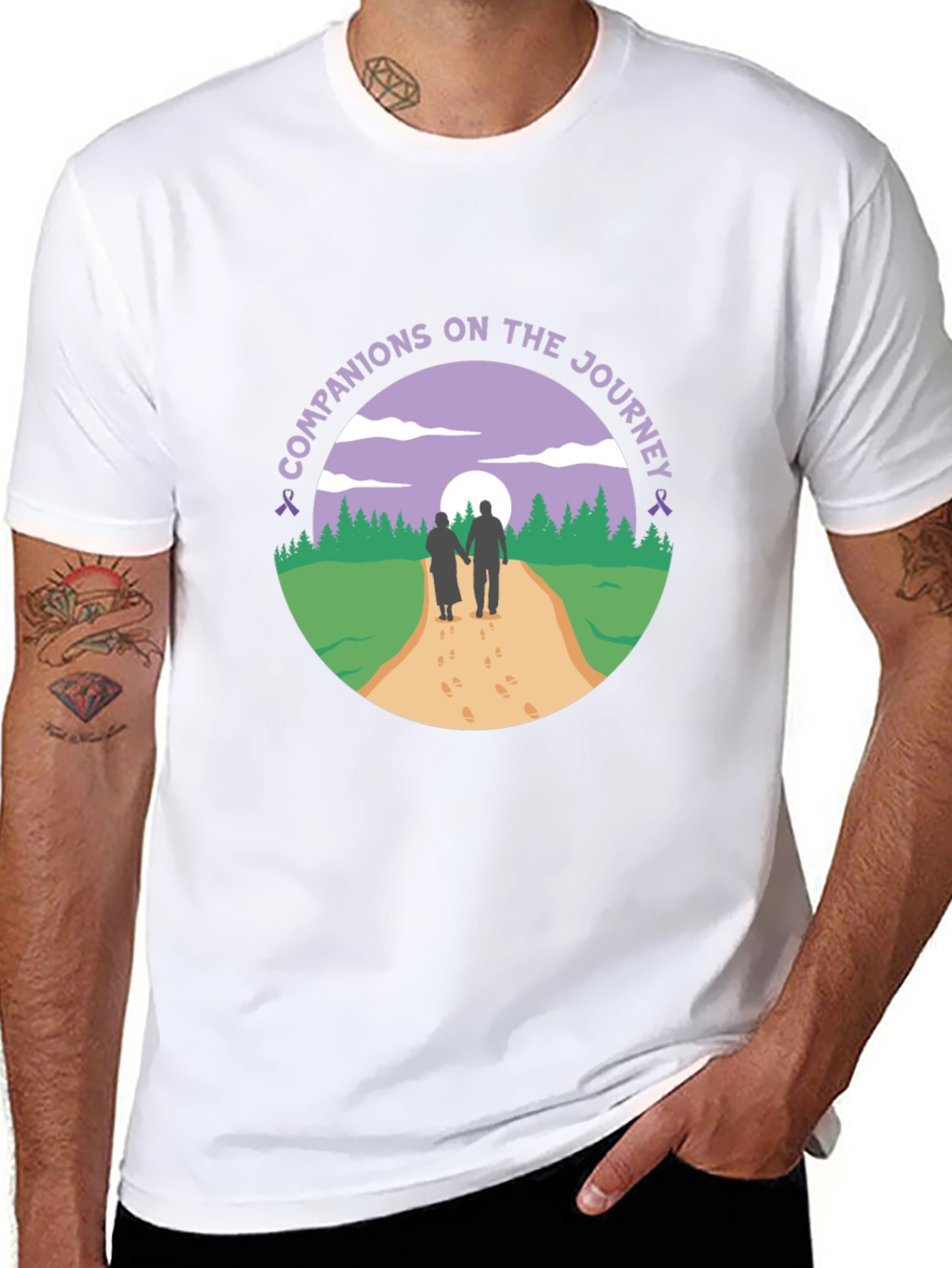 Black Companions on the Journey Graphic T-Shirt view 8