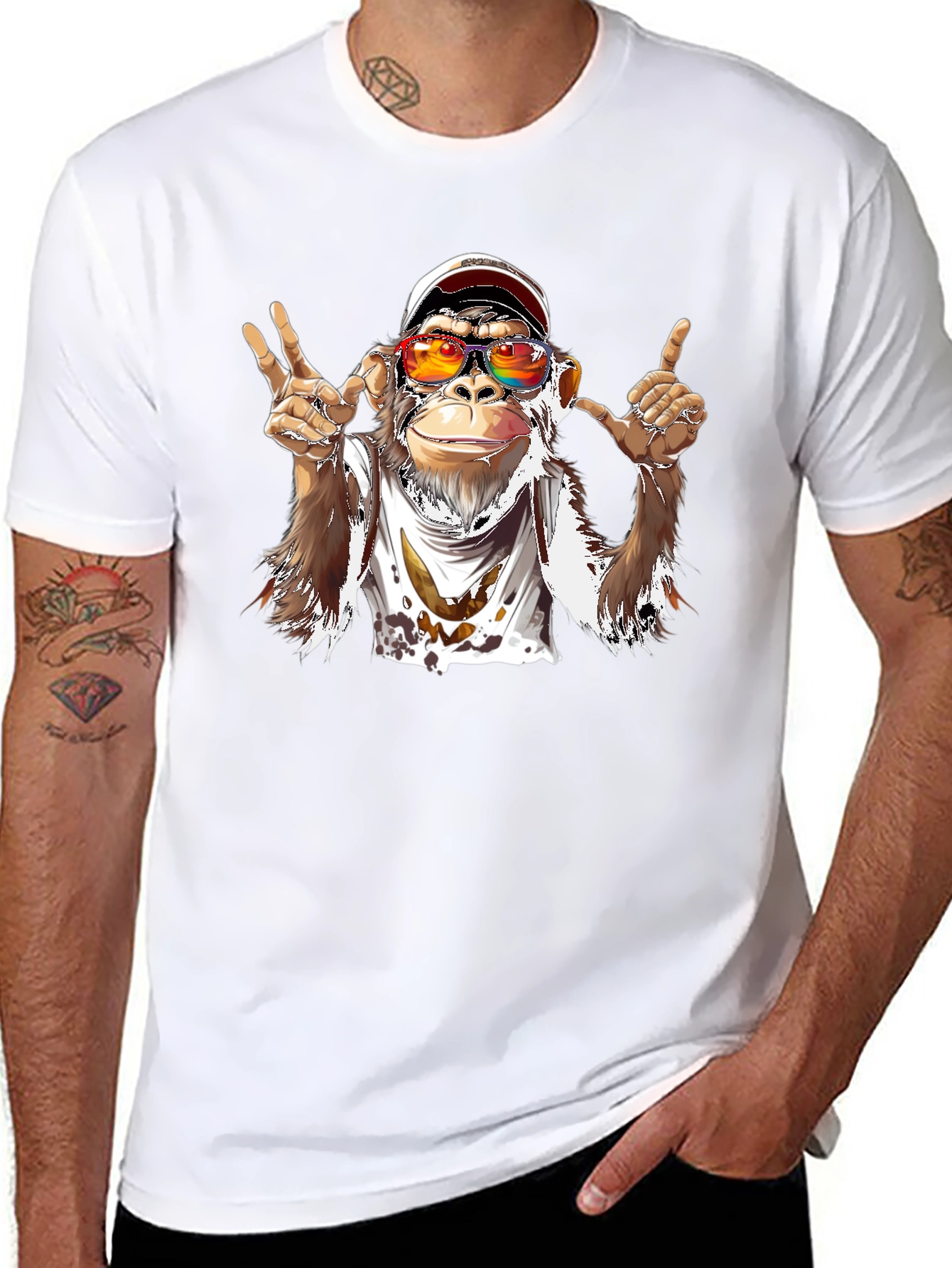Cool Monkey Graphic T-Shirt - Fun & Unique! - 8