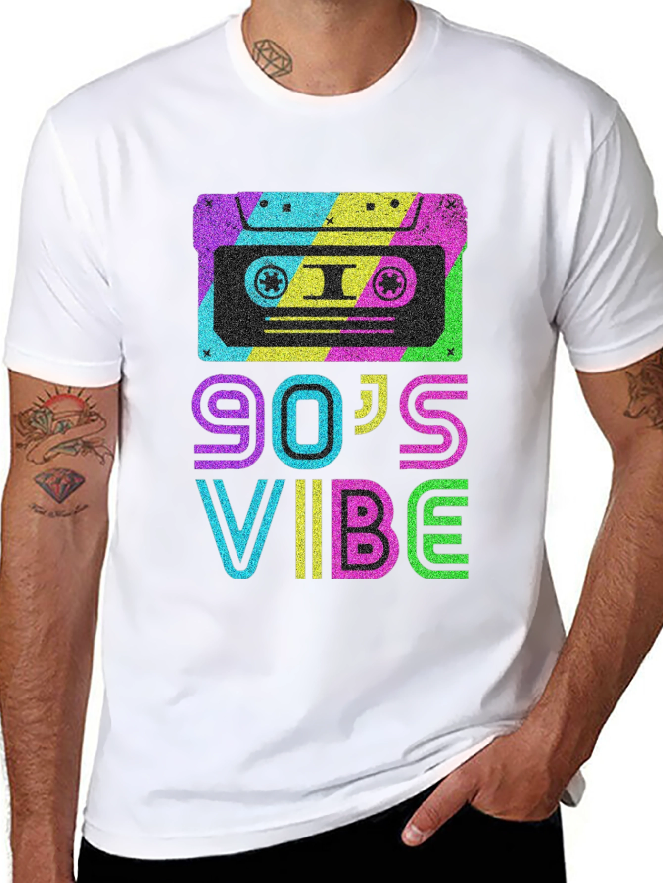 90's Vibe Retro Cassette T-Shirt - 8