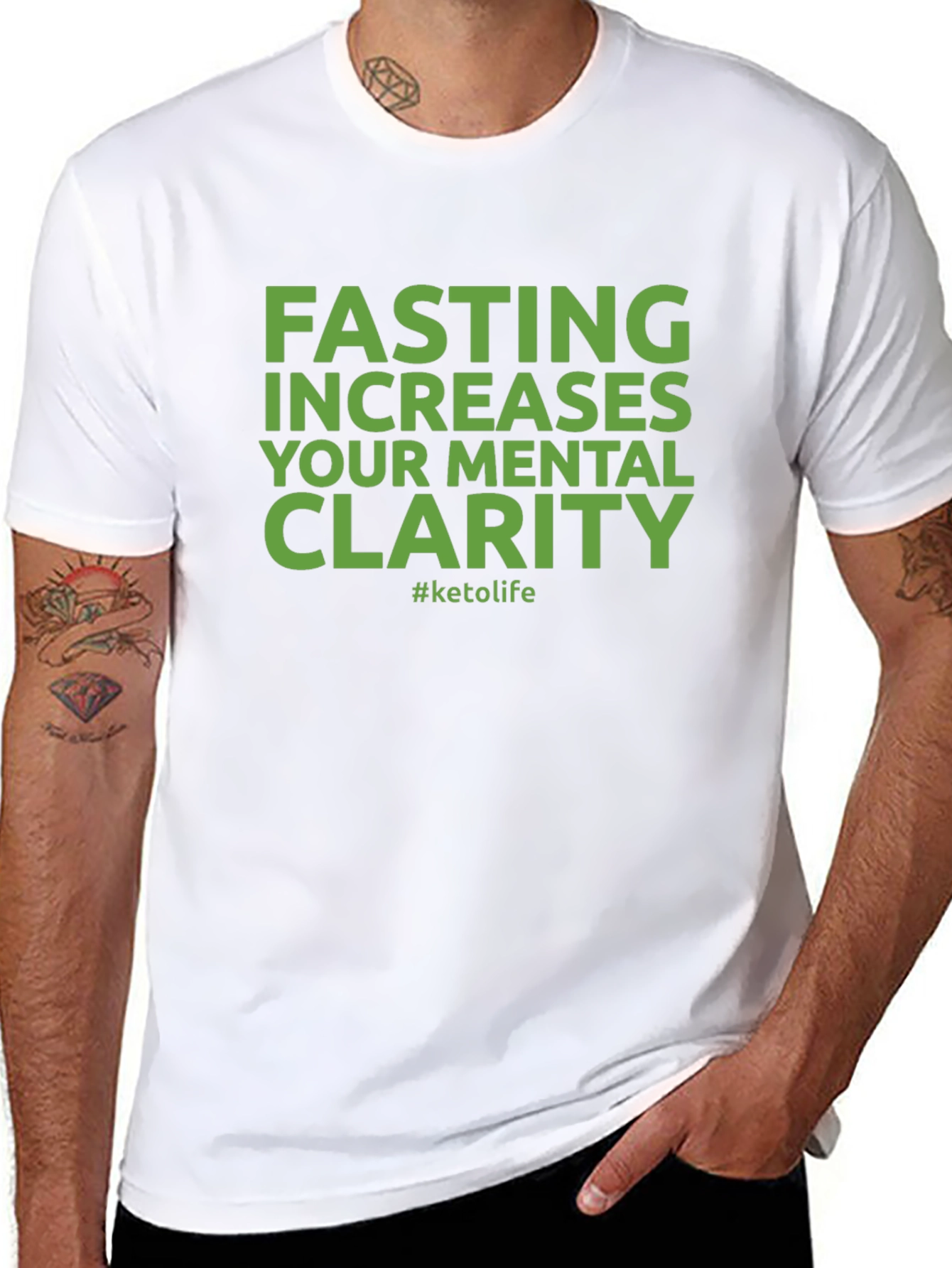 Fasting Mental Clarity Tee - Keto Life Style - 8