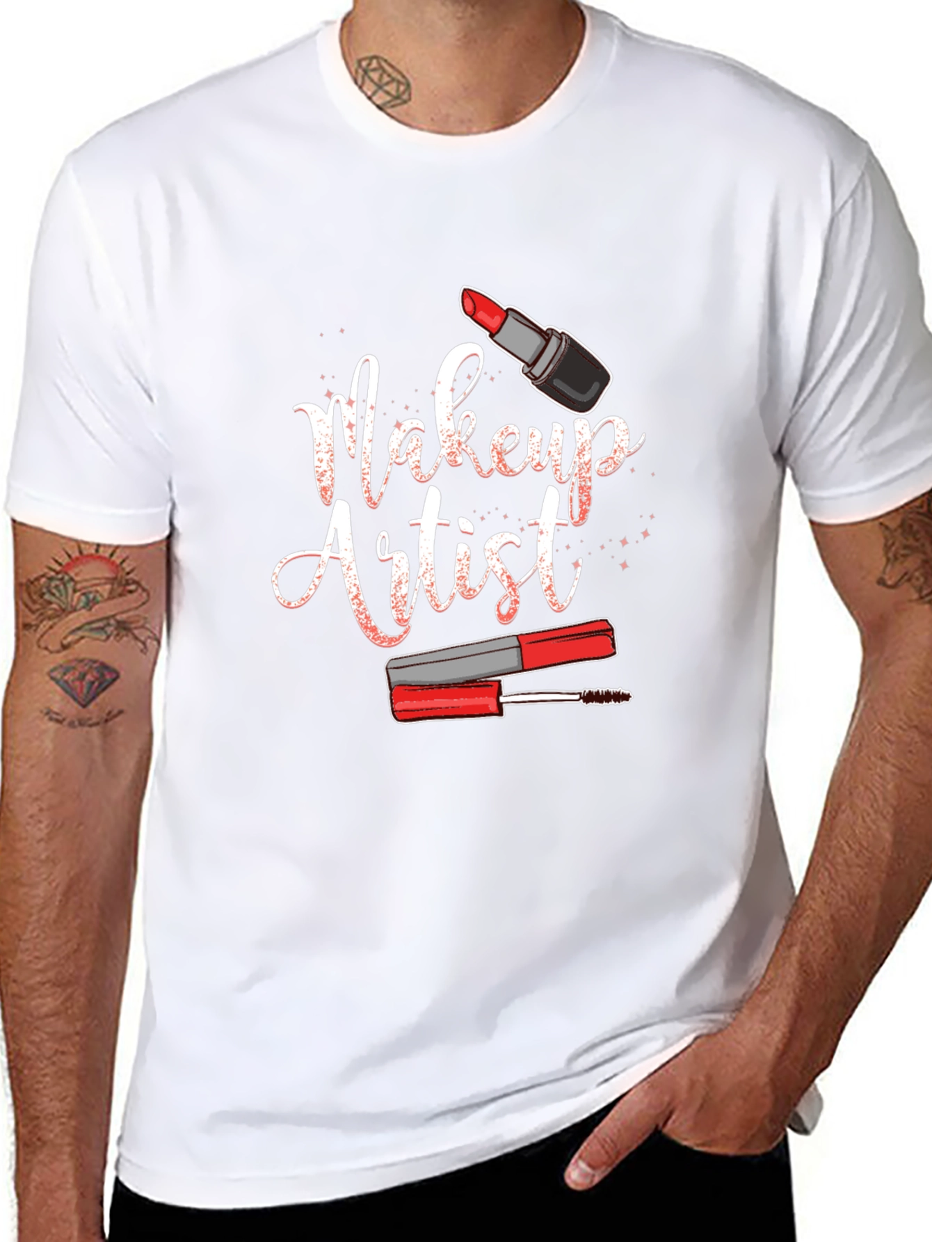 Makeup Artist T-Shirt: Stylish Graphic Tee for Beauty Pros - 8