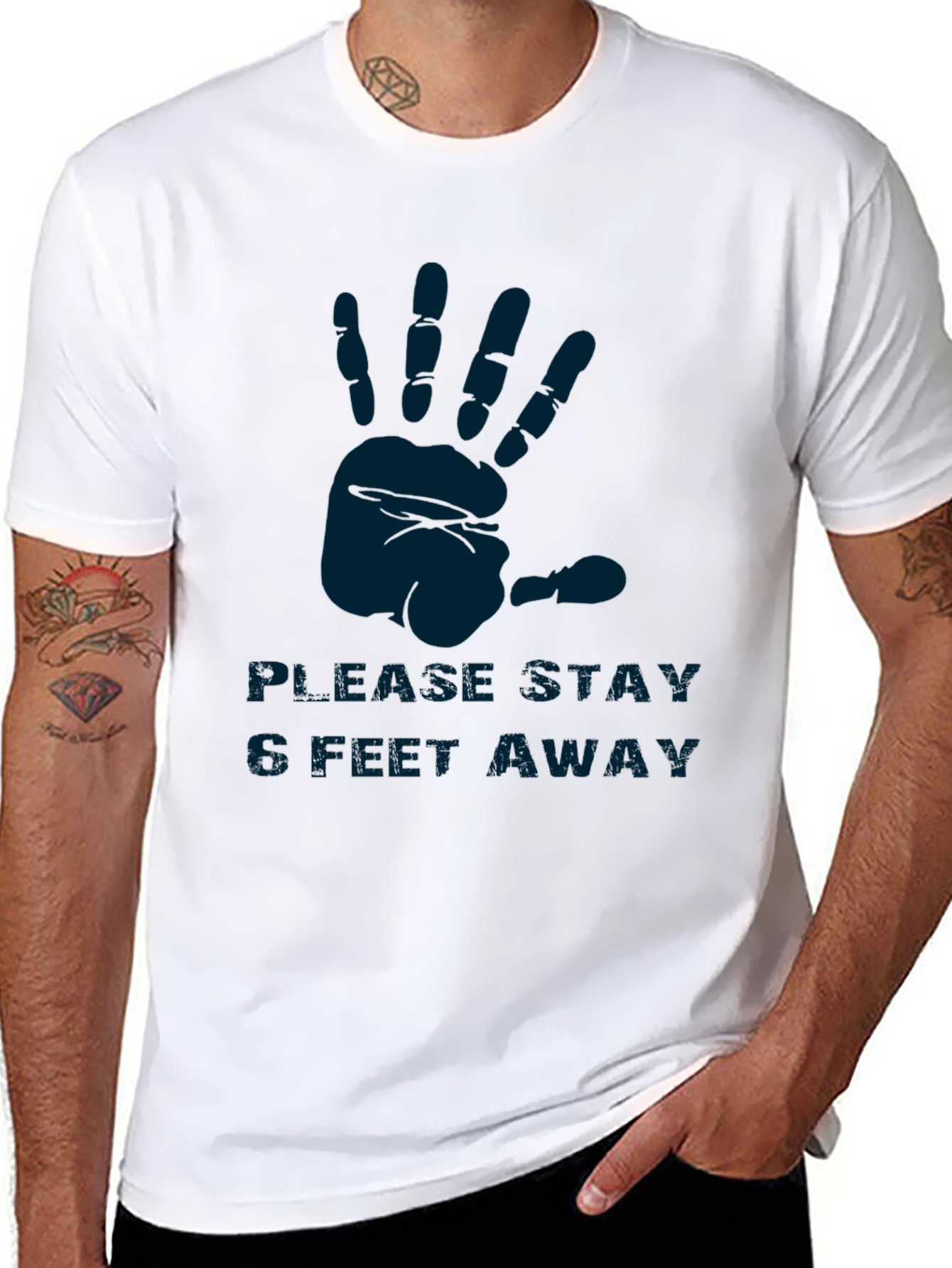 Social Distancing Tee - Stay 6 Feet Away - 8