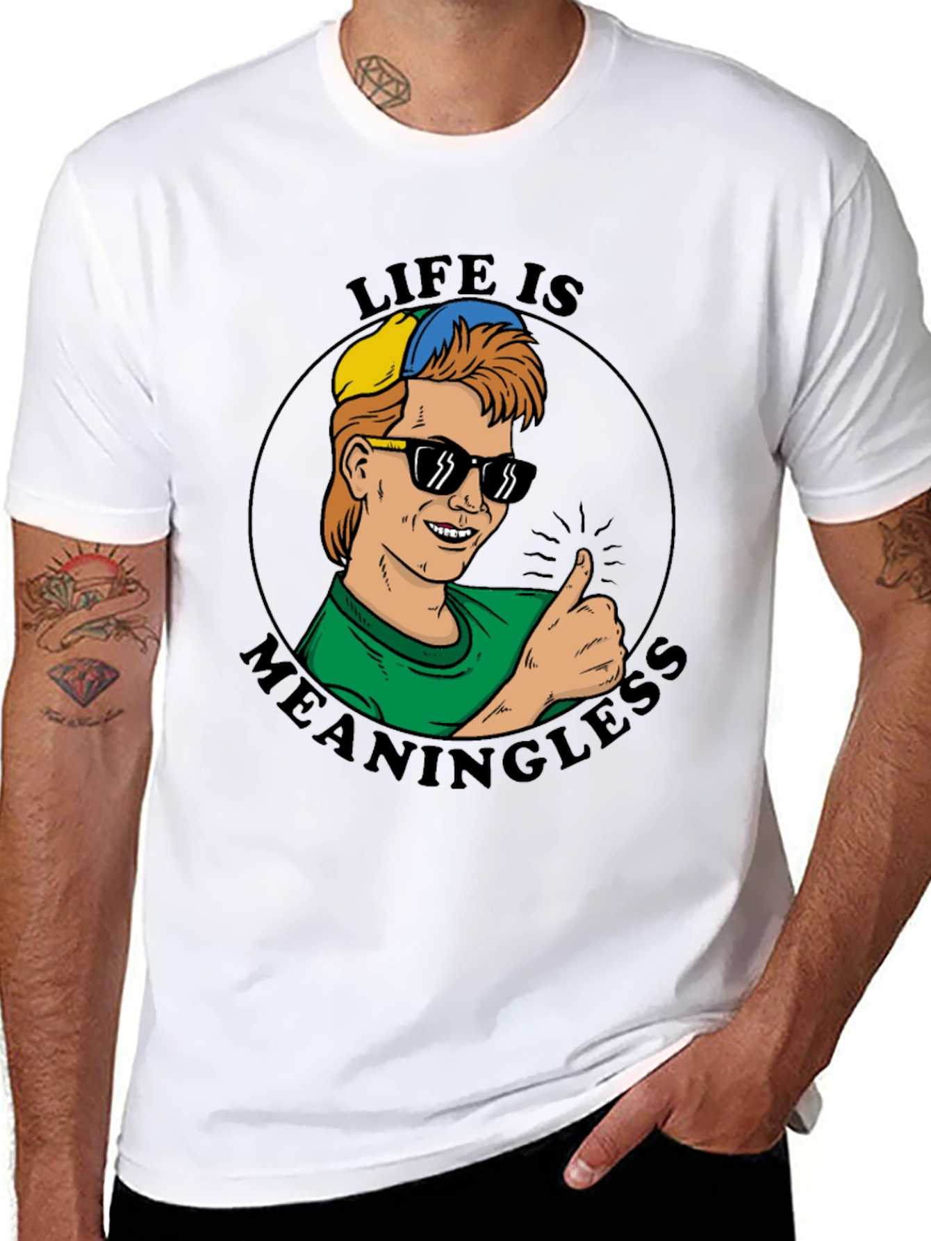 Black Life Is Meaningless T-Shirt view 8