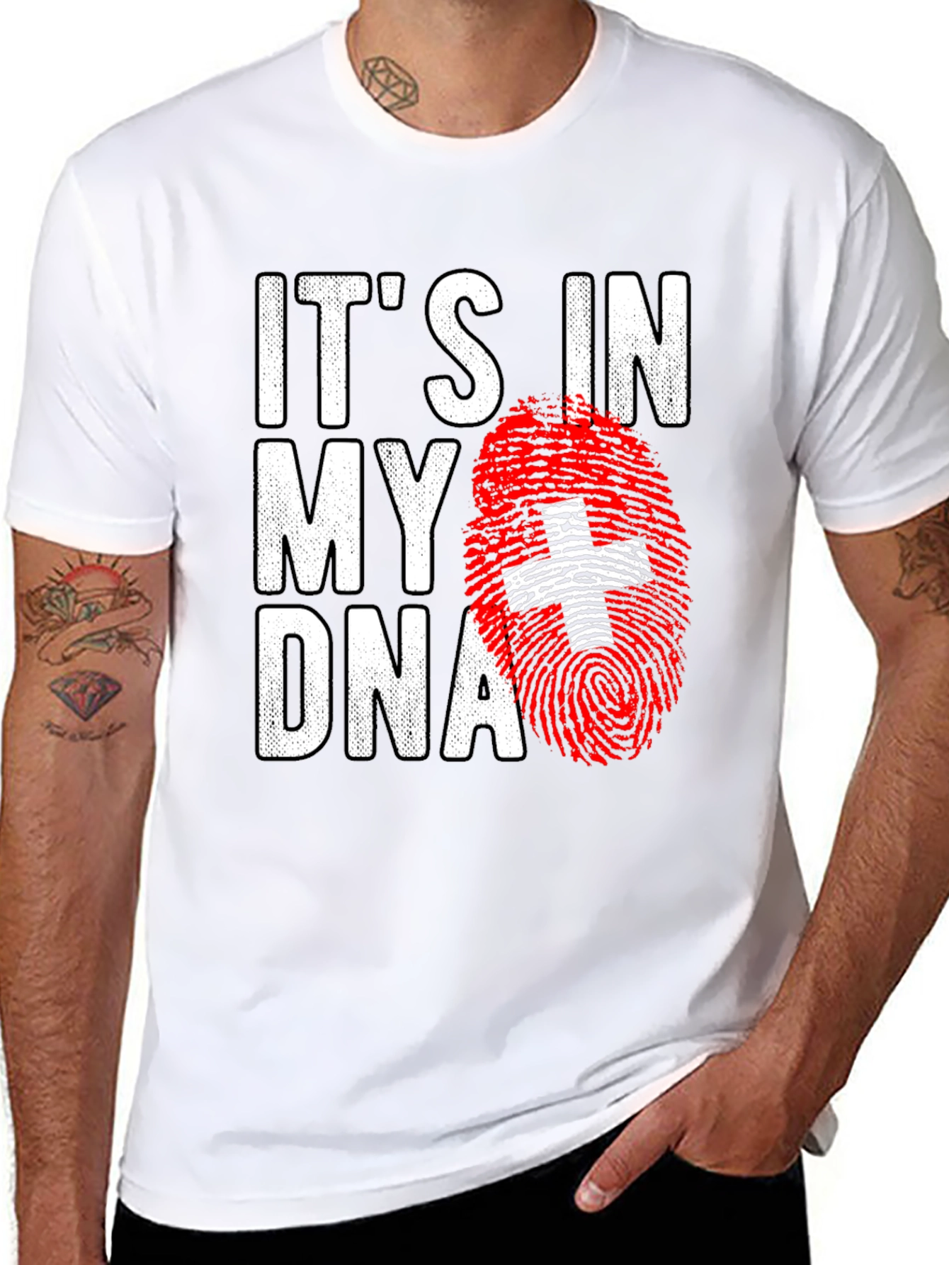 Black It's in My DNA Graphic T-Shirt view 8