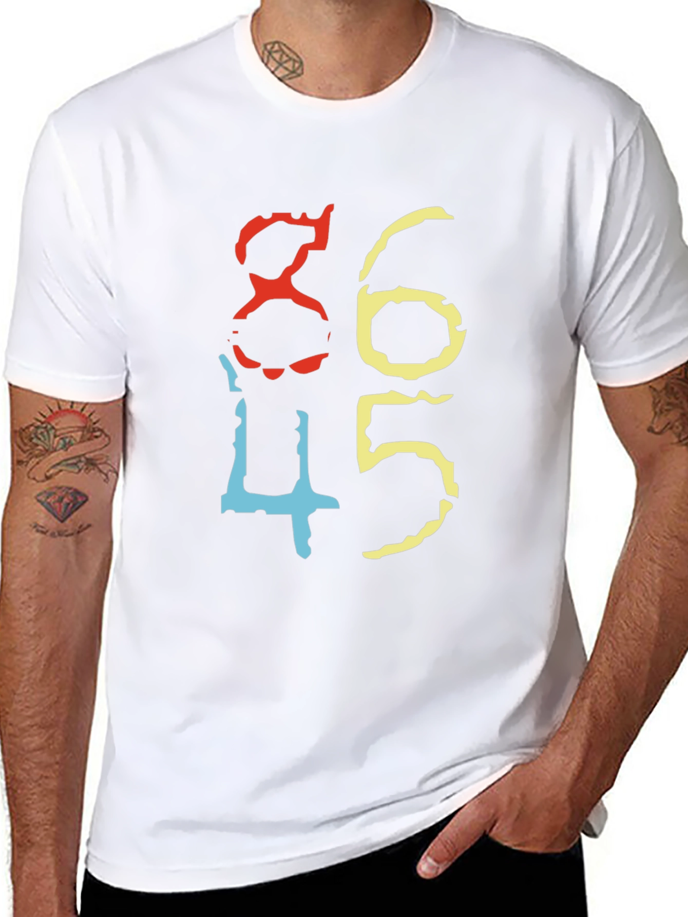 Colorful 8645 Graphic Tee - 8