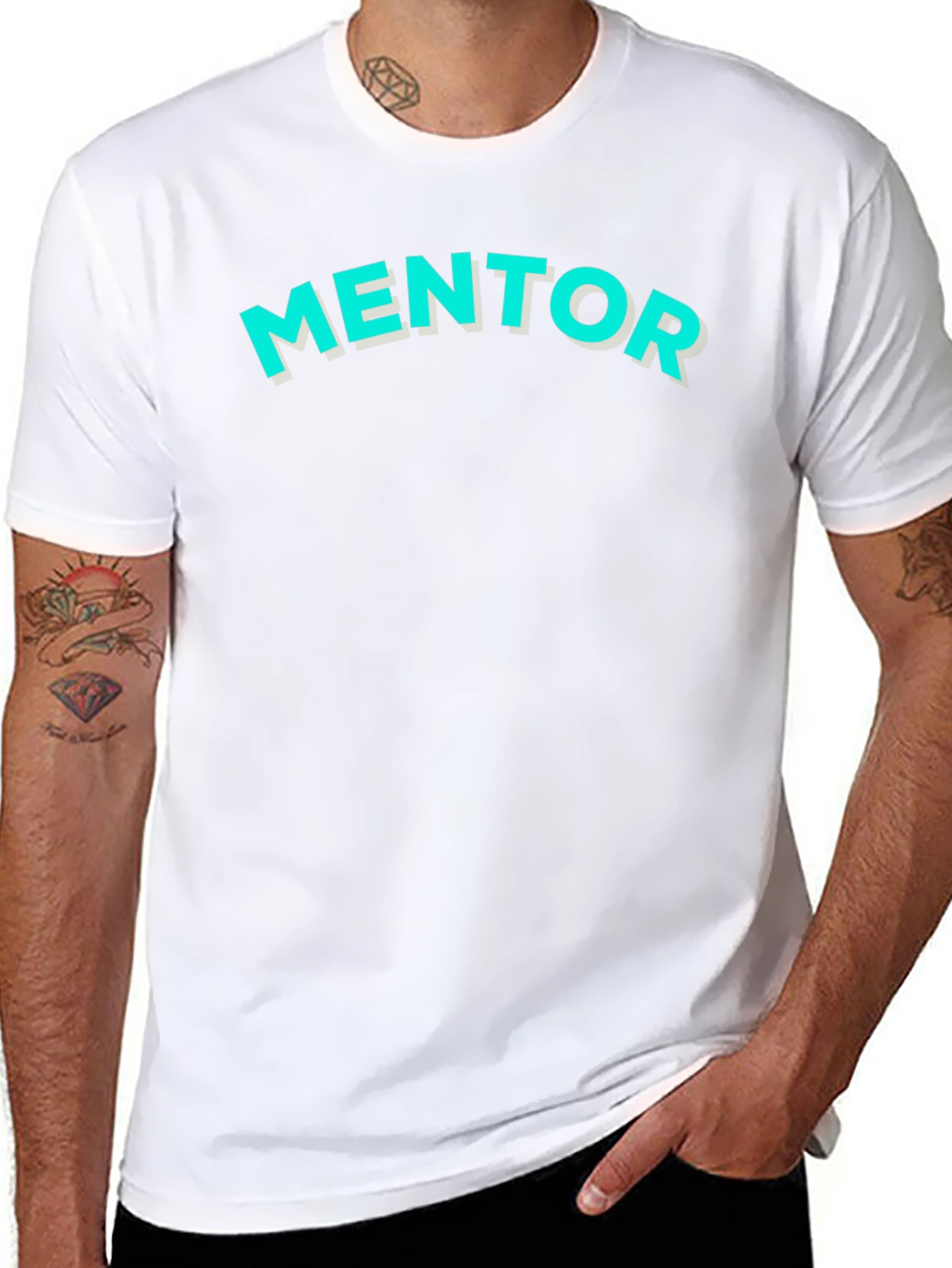 Black Mentor Graphic Tee - Classic Black view 8