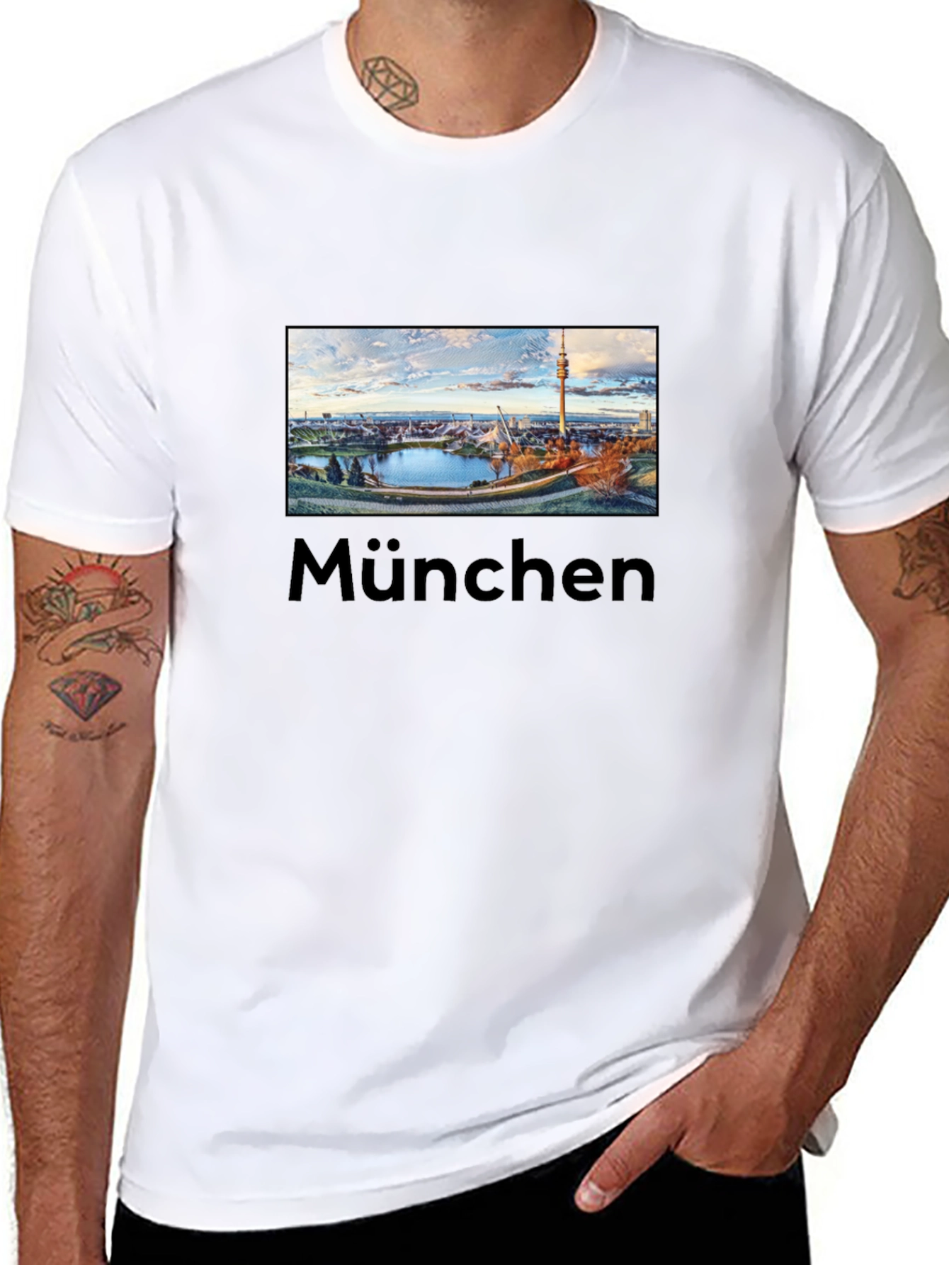 Munich Cityscape T-Shirt - 8