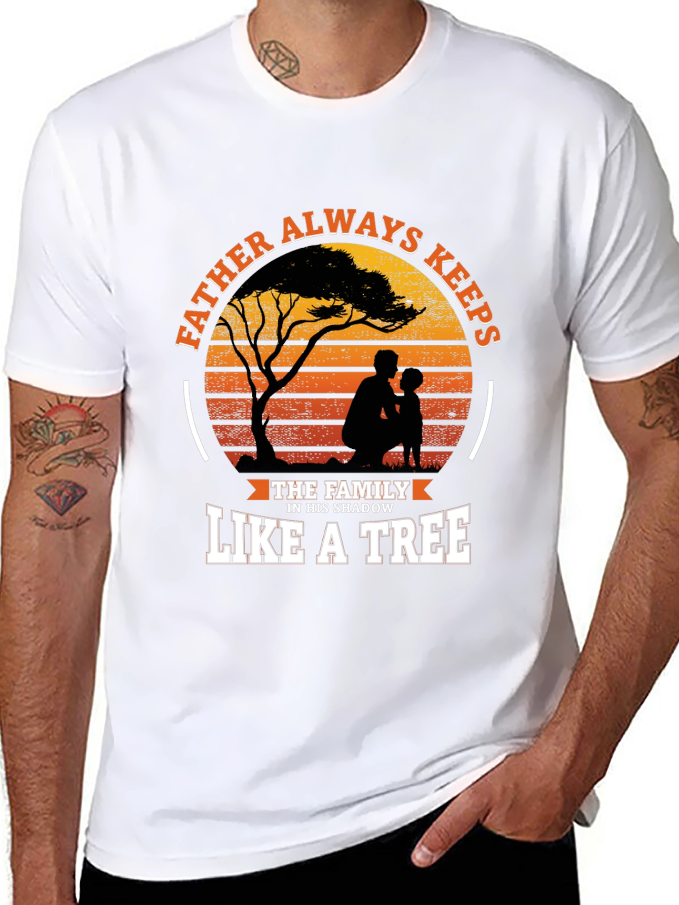 Father Always Keeps Like a Tree T-Shirt - 8