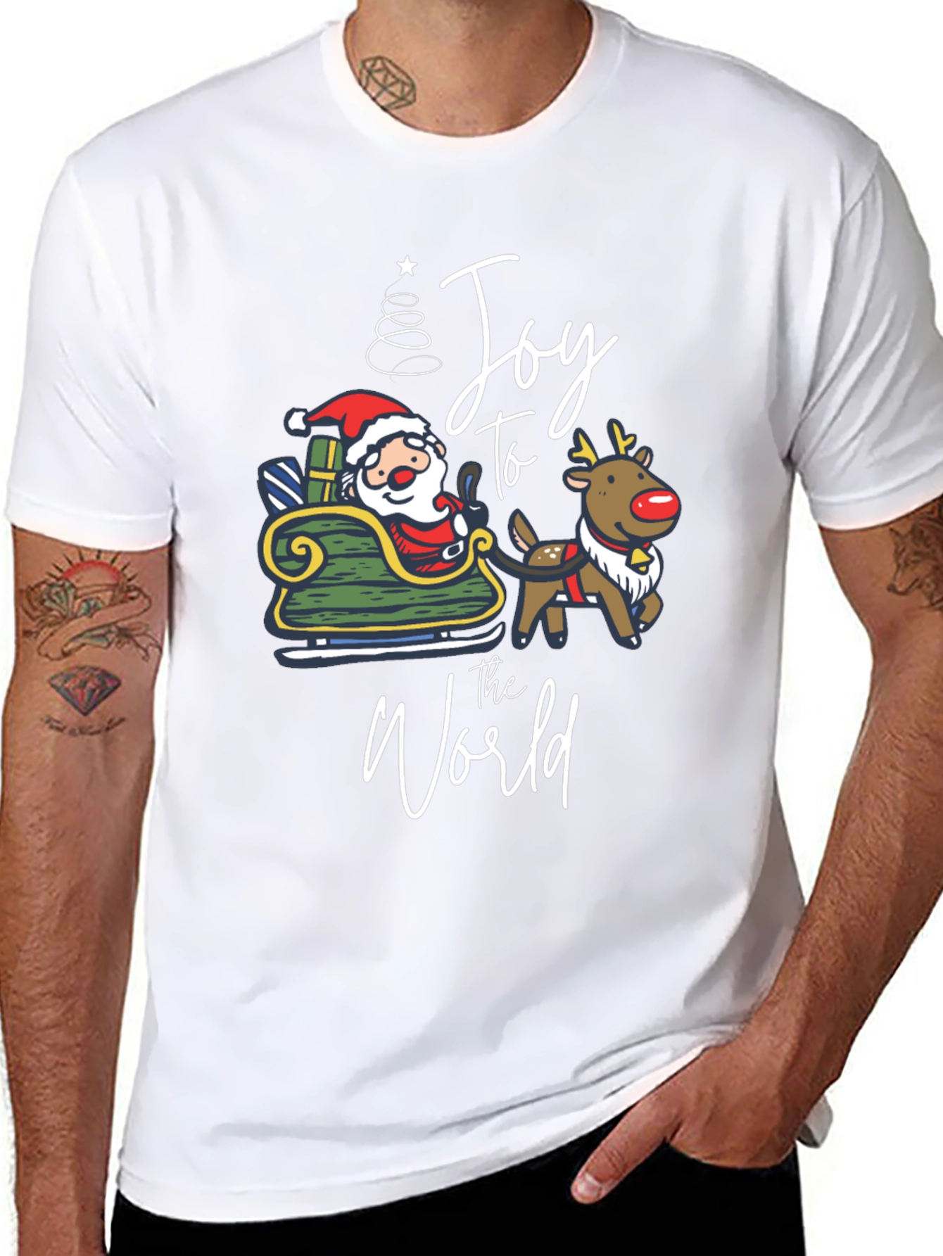 Joy To The World Christmas T-Shirt - 8