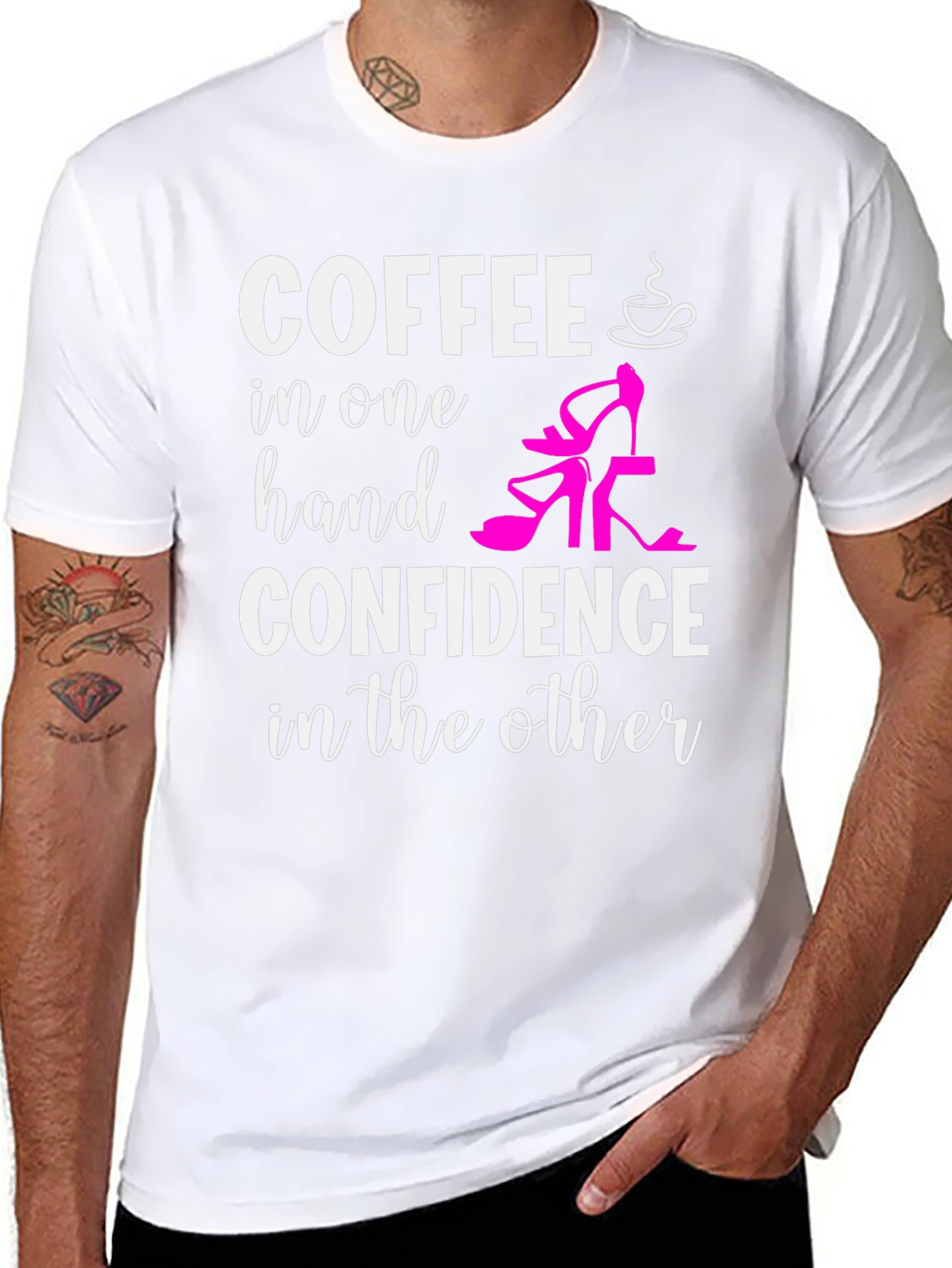 Black Coffee & Confidence T-Shirt view 8