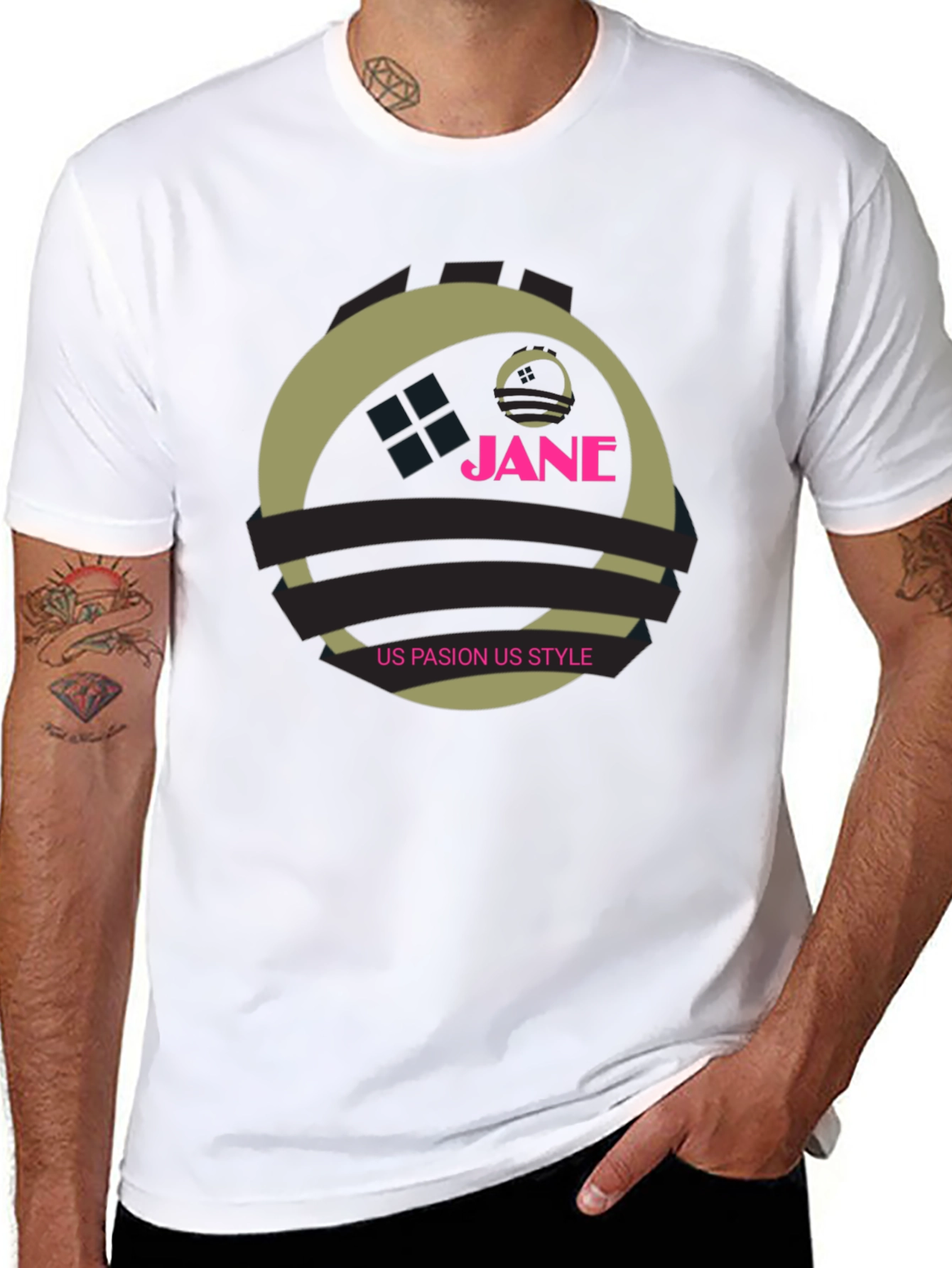 Black Jane US Pasion Style Black Graphic Tee view 8