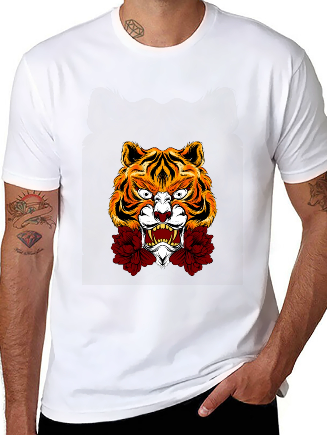 Black Tiger Graphic Tee - Bold Style view 8