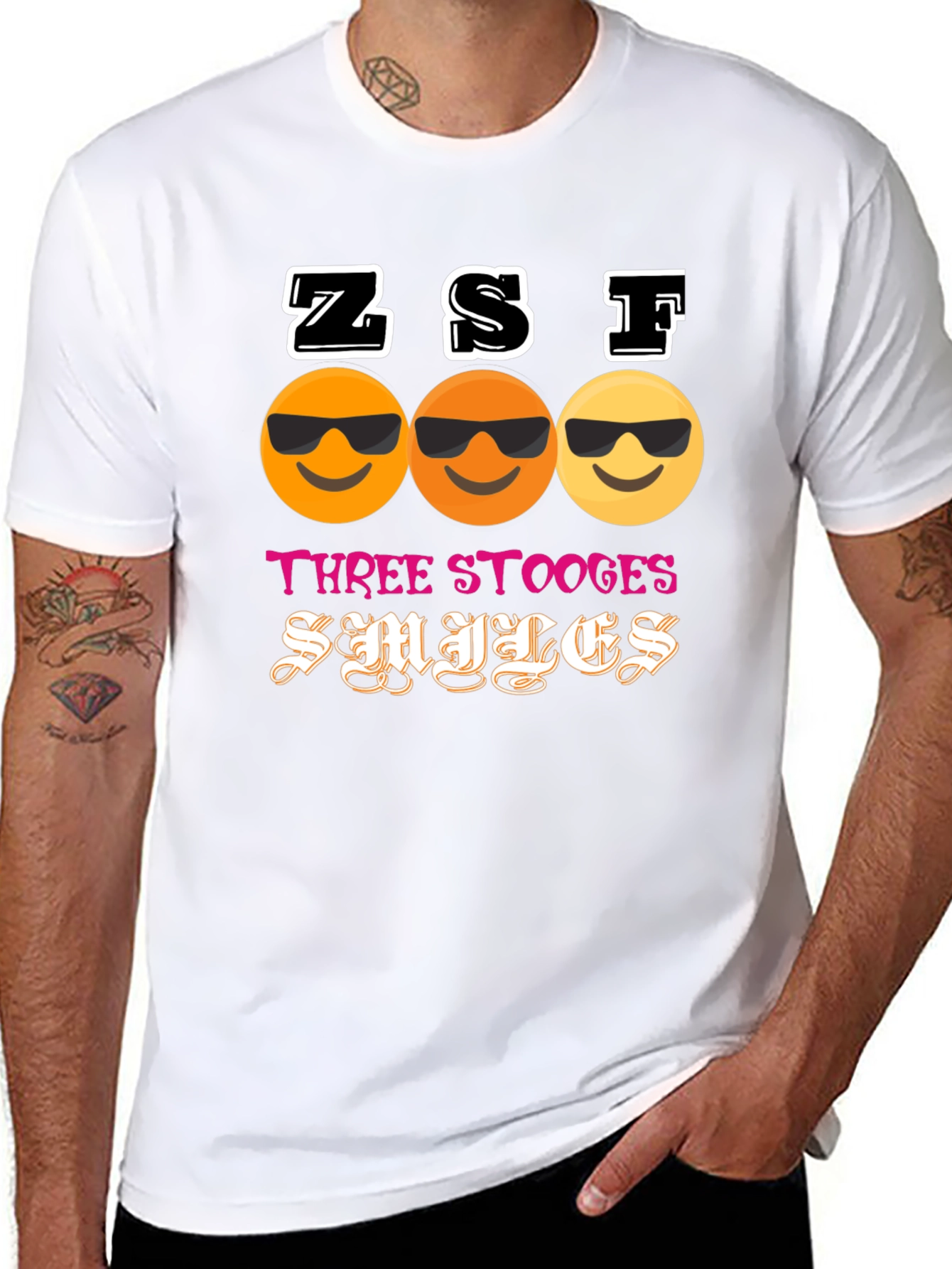 ZSF Three Stooges Smiles T-Shirt - 8