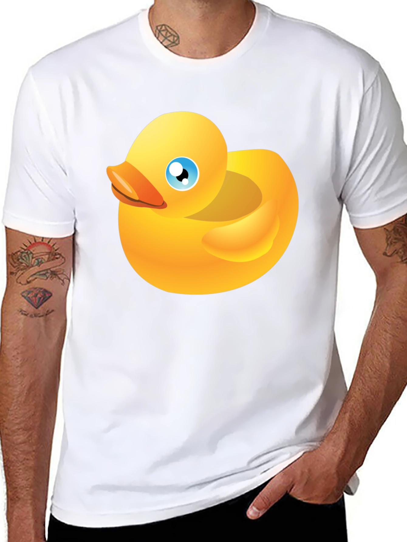 Black Duck Graphic Black T-Shirt view 8