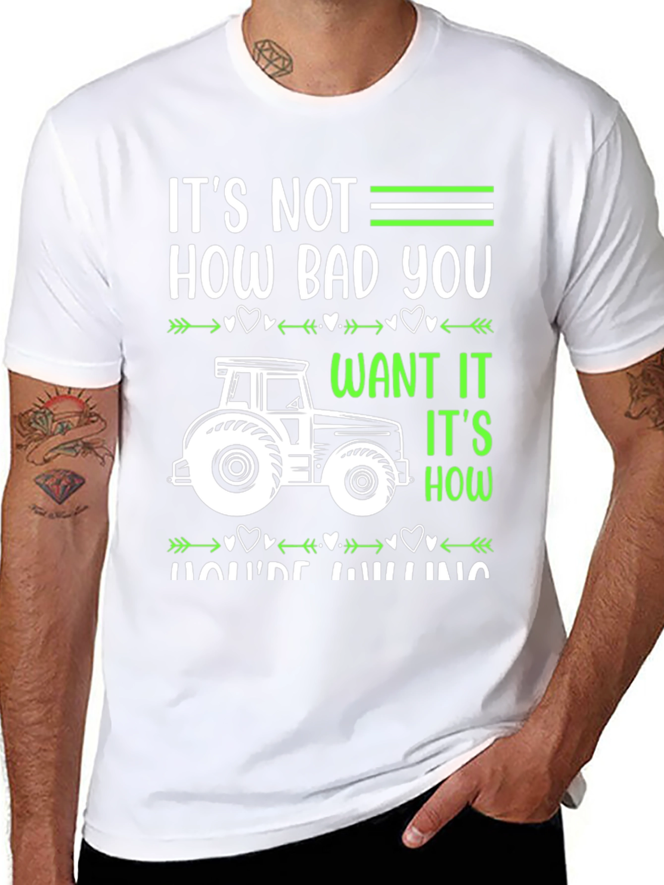 Farming T-Shirt: It's How You're Willing - 8
