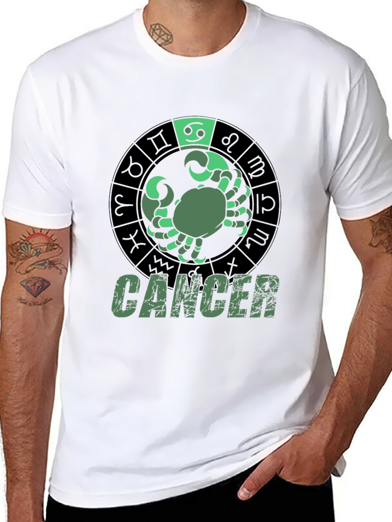 Cancer Zodiac T-Shirt - Astrology Sign Tee - 8