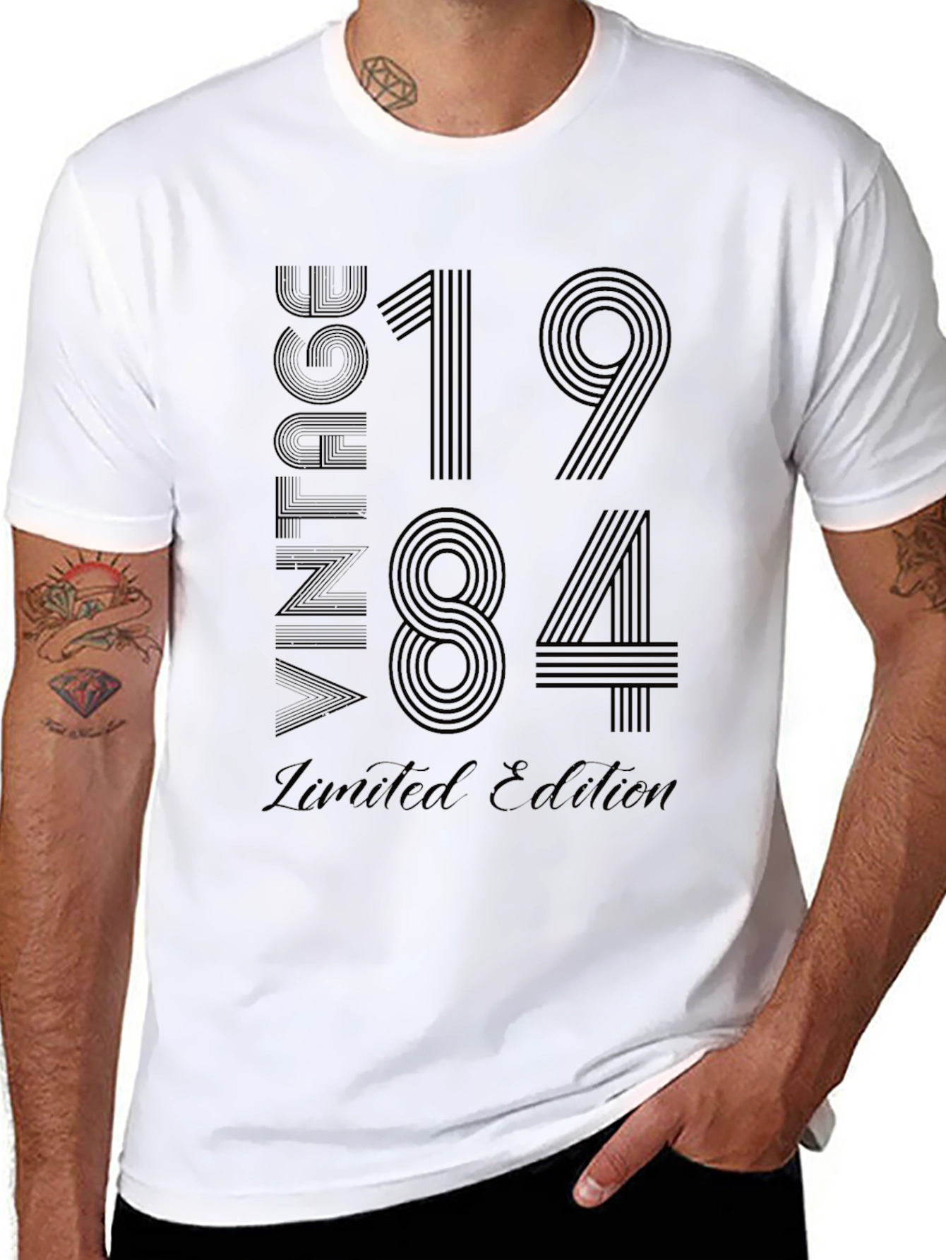 Black Vintage 1984 Limited Edition T-Shirt view 8