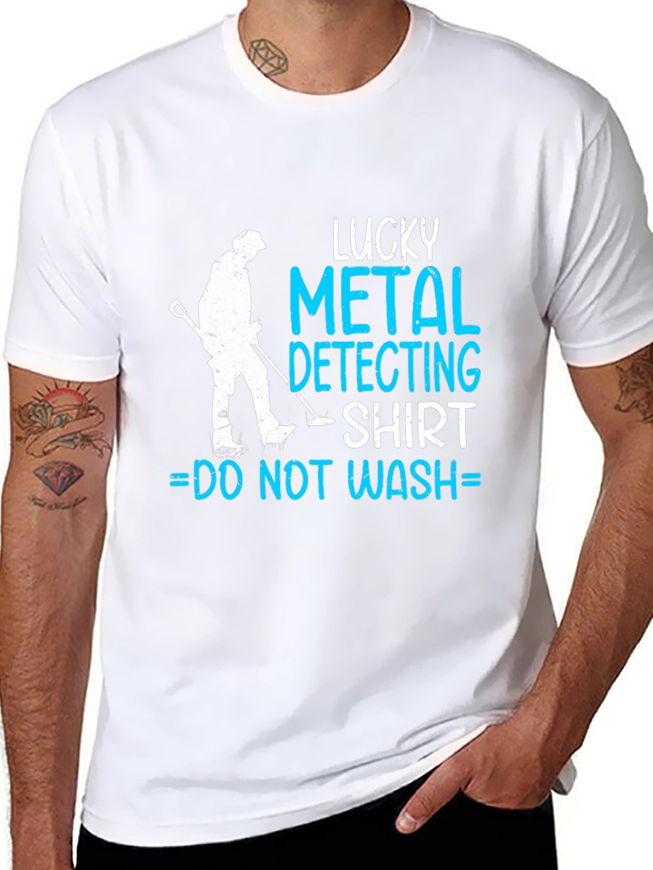 Black Lucky Metal Detecting Shirt view 8