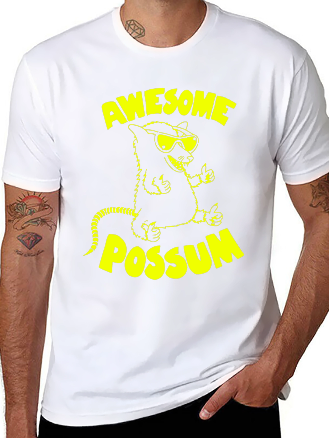 Awesome Possum Graphic T-Shirt - 8