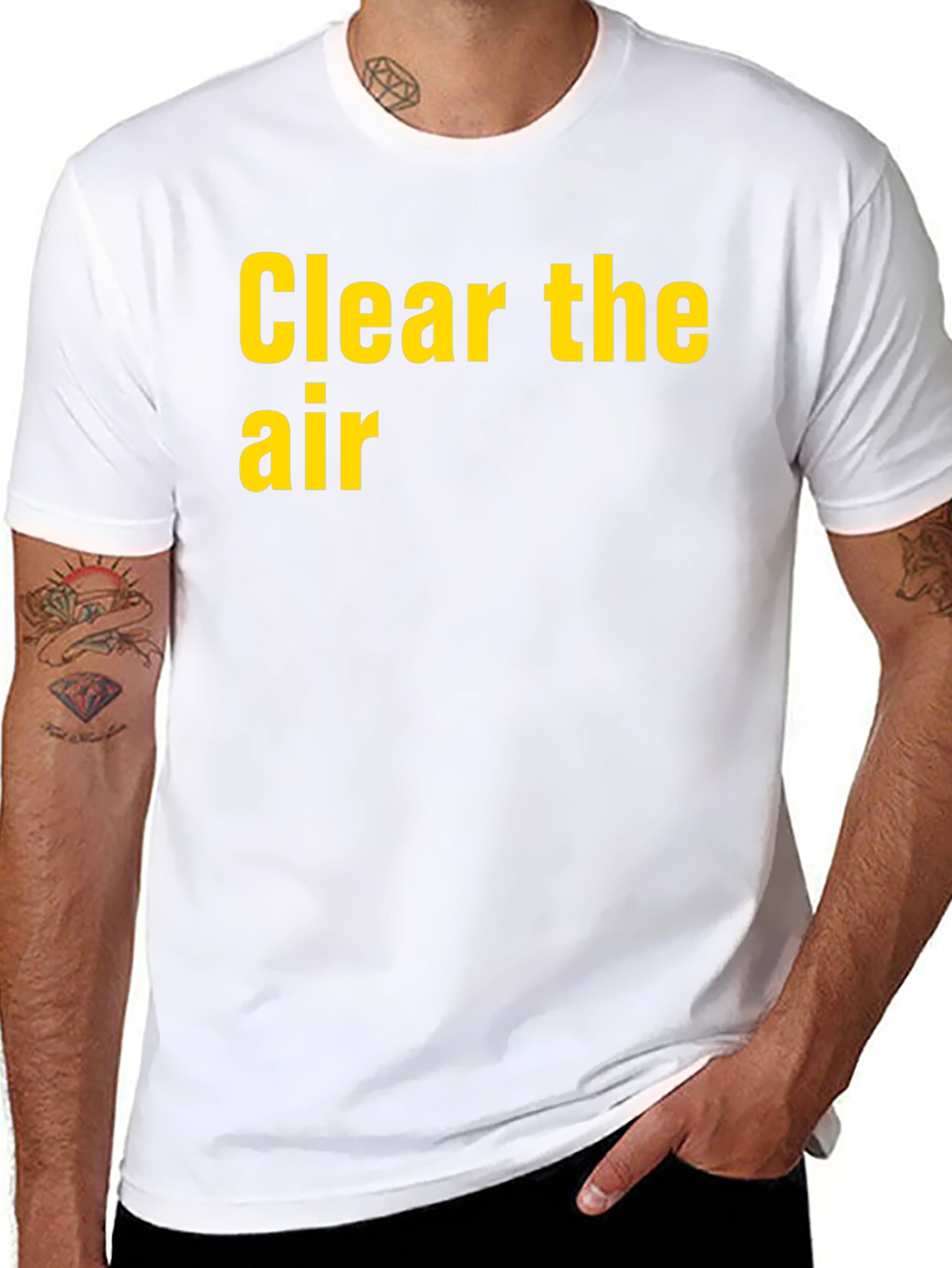 Black Clear The Air Black T-Shirt view 8