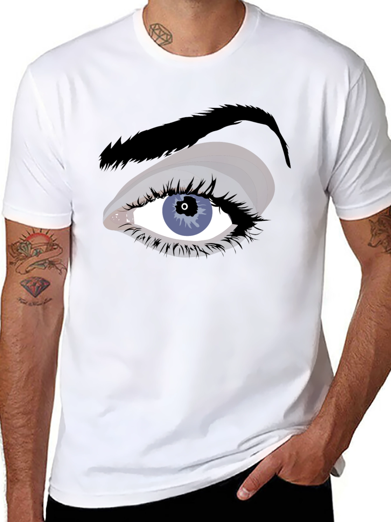 Black Eye Graphic T-Shirt - Stylish Unisex Tee view 8