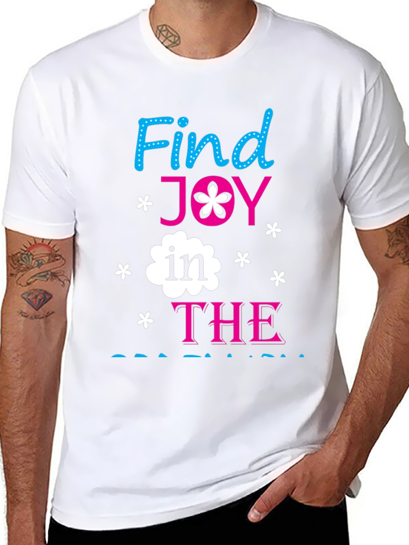Black Find Joy in the Journey Graphic Tee view 8