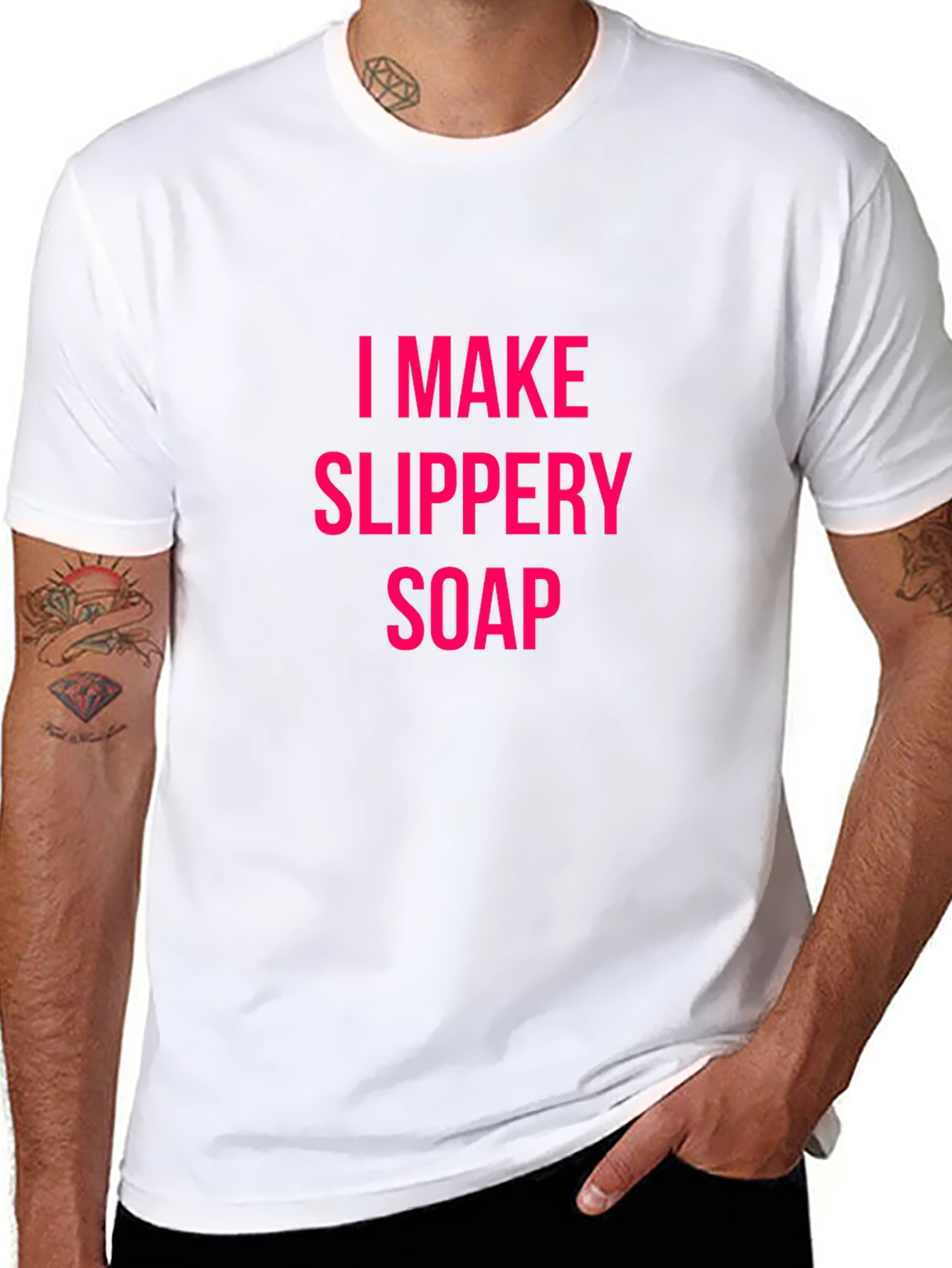 Black I Make Slippery Soap Black T-Shirt Funny Gift view 8