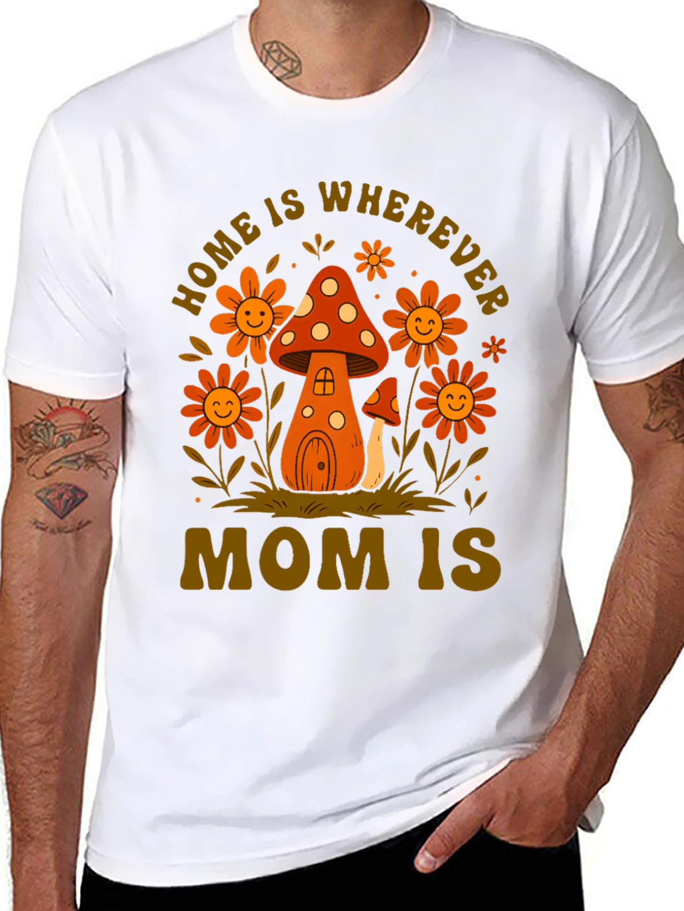 Black Home is Wherever Mom is T-Shirt view 8