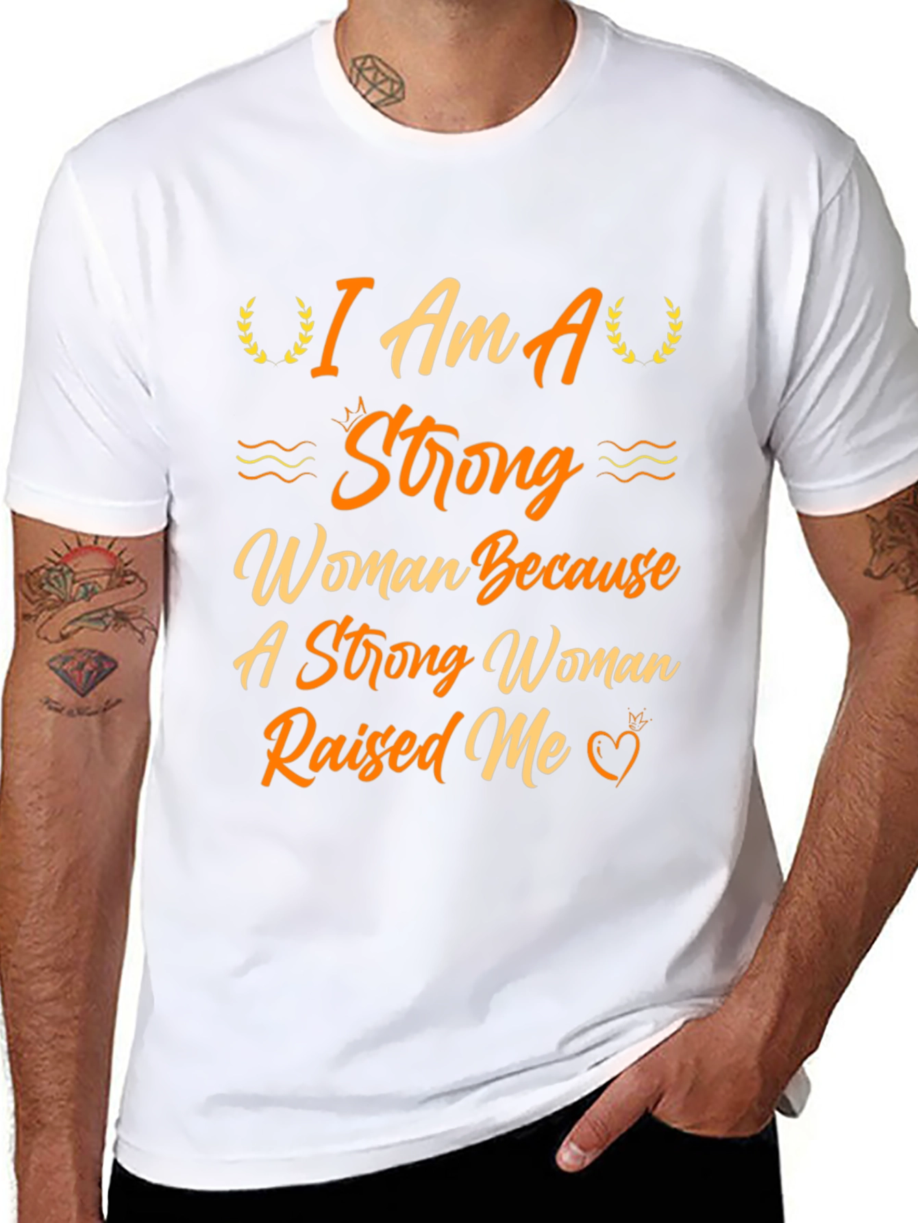 Black Strong Woman Graphic Tee - Empowering Design view 8