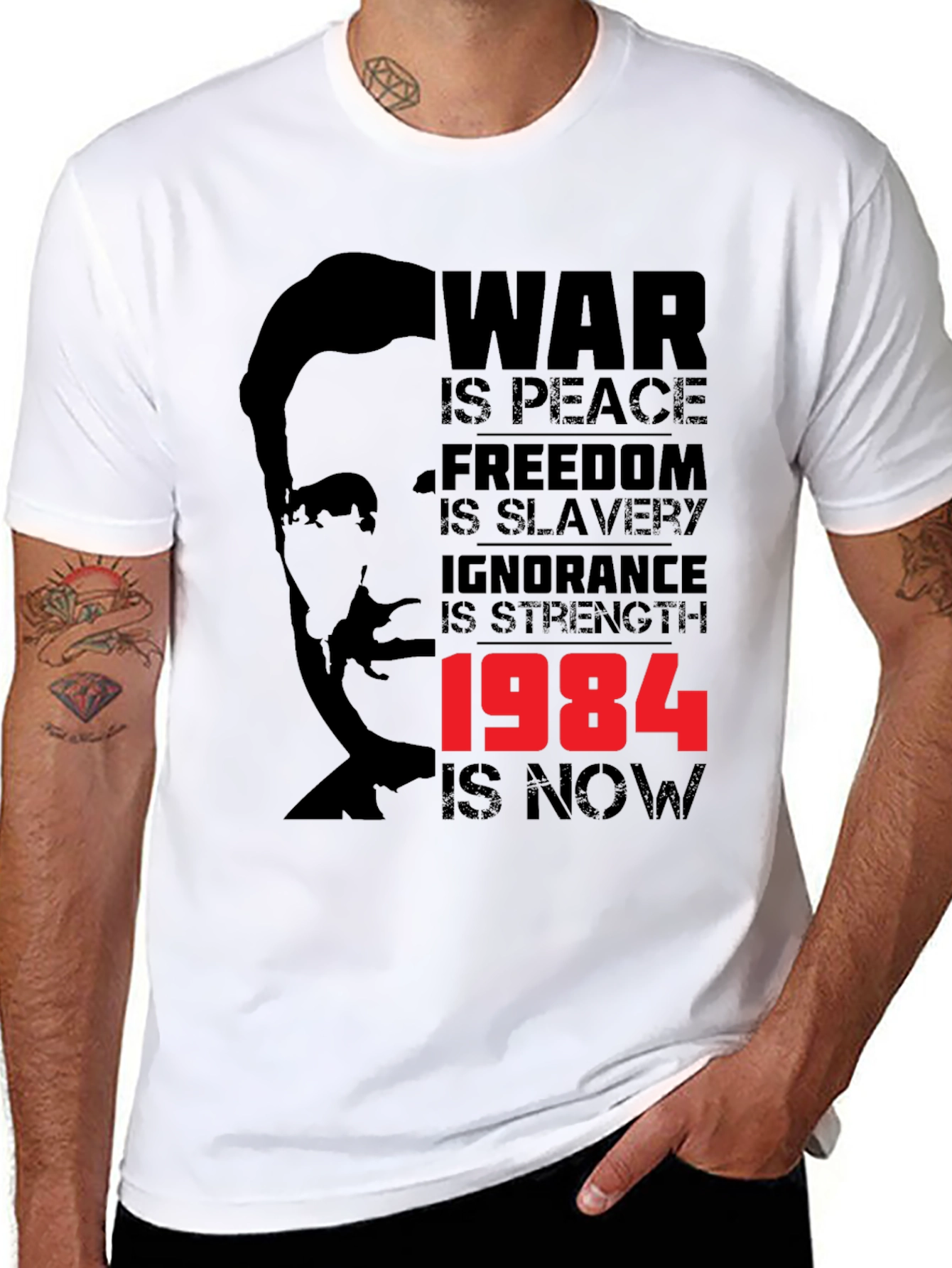 1984 Orwell T-Shirt - War is Peace - 8