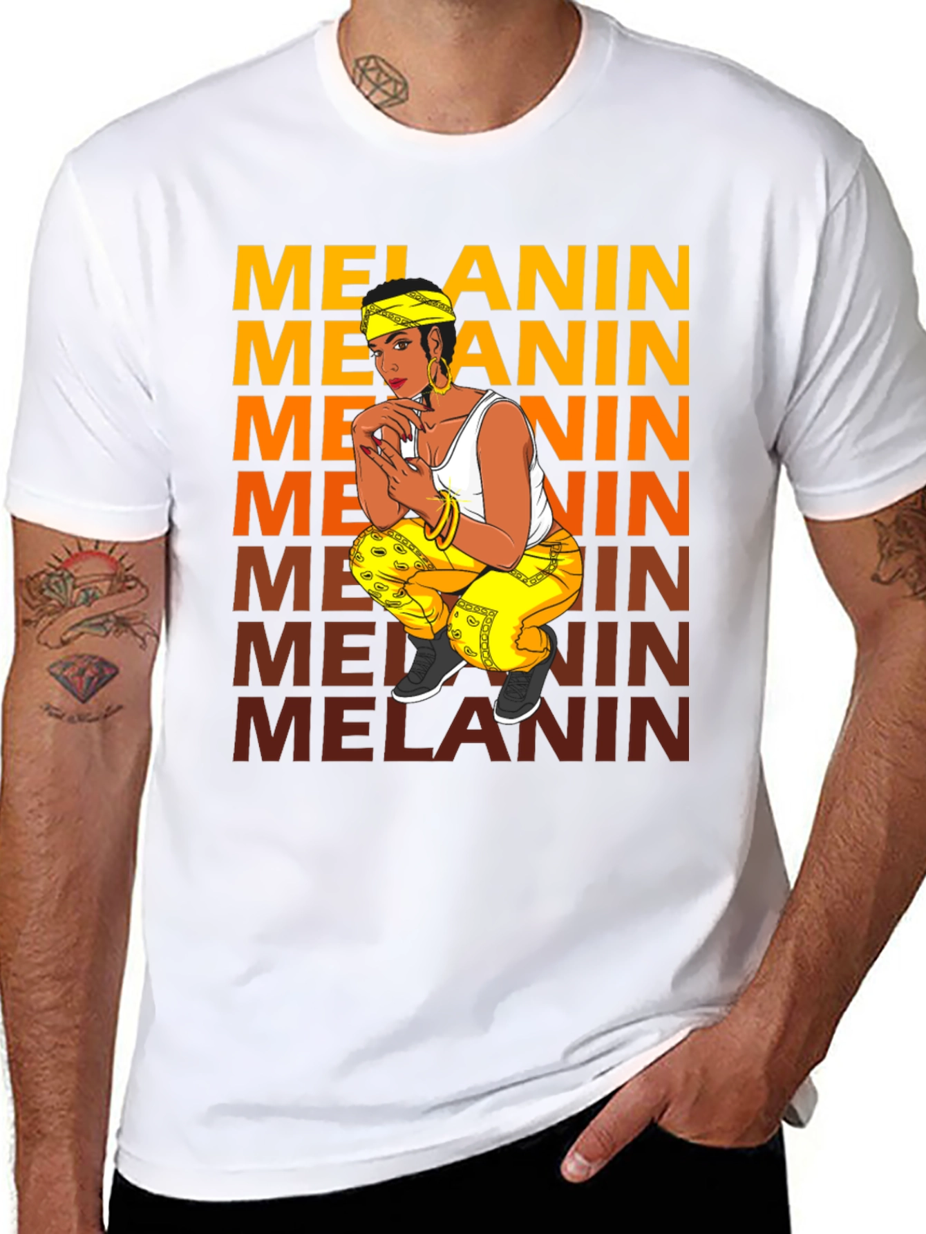 Black Melanin T-Shirt view 8