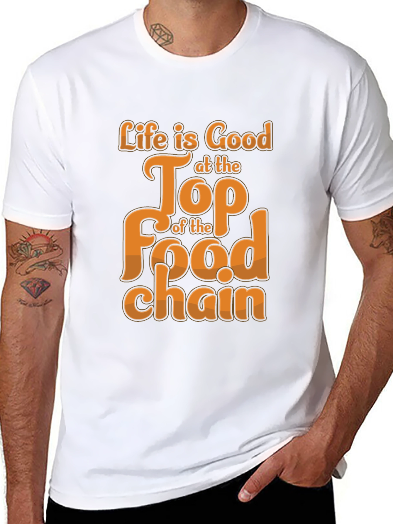 Black Life is Good T-Shirt - Top of Food Chain view 8