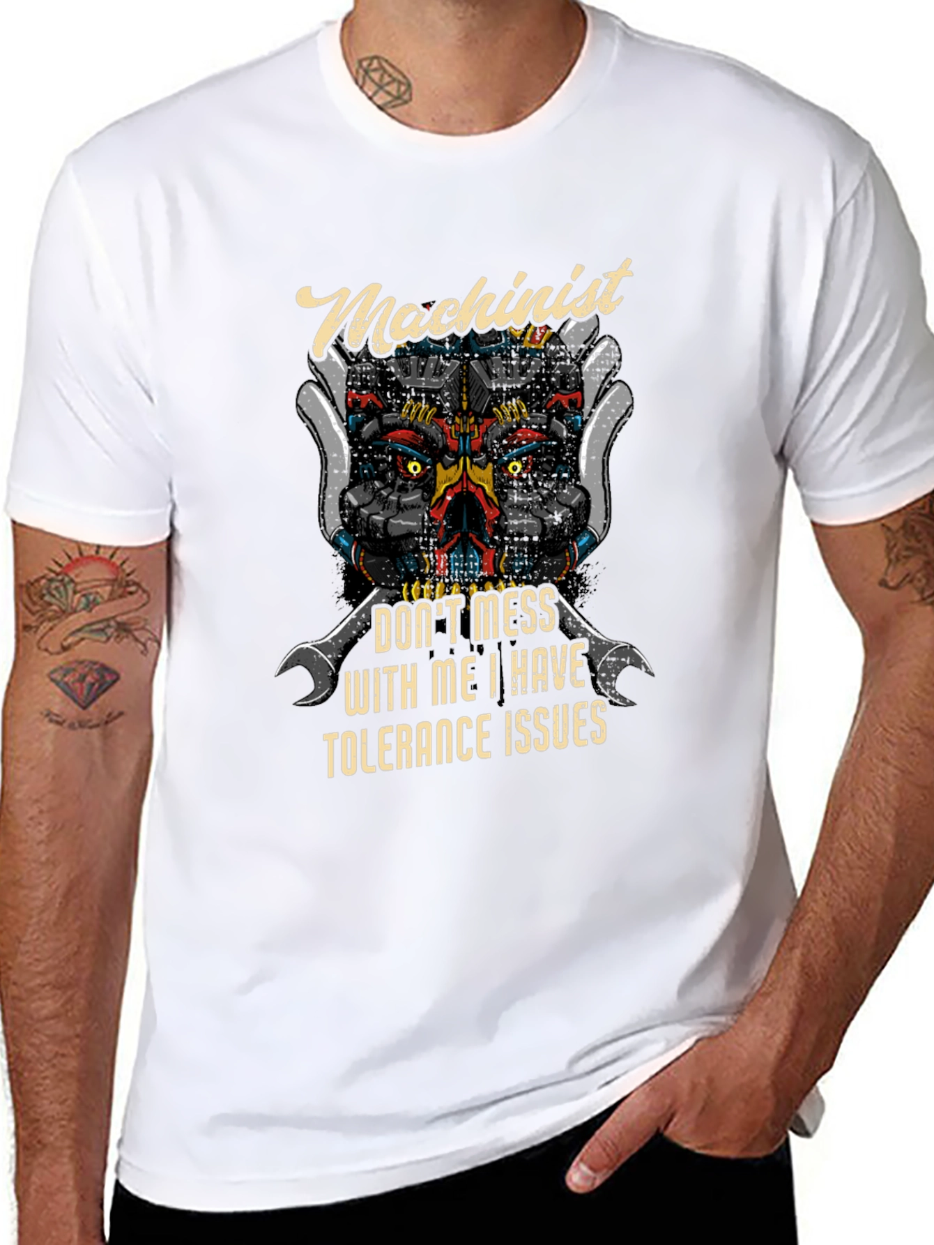 Machinist Tolerance Issues Graphic T-Shirt - 8