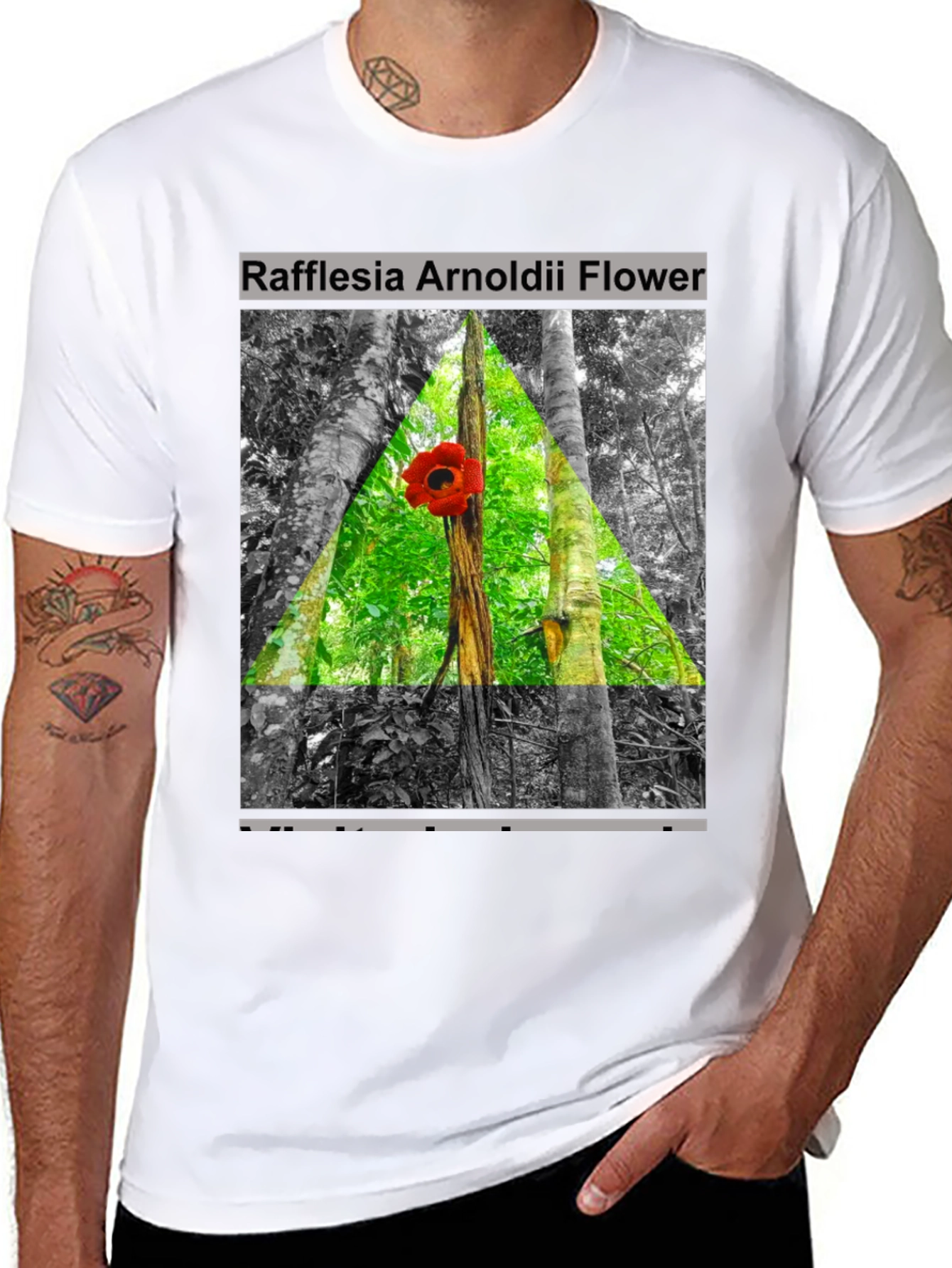 Black Rafflesia Arnoldii Flower T-Shirt view 8