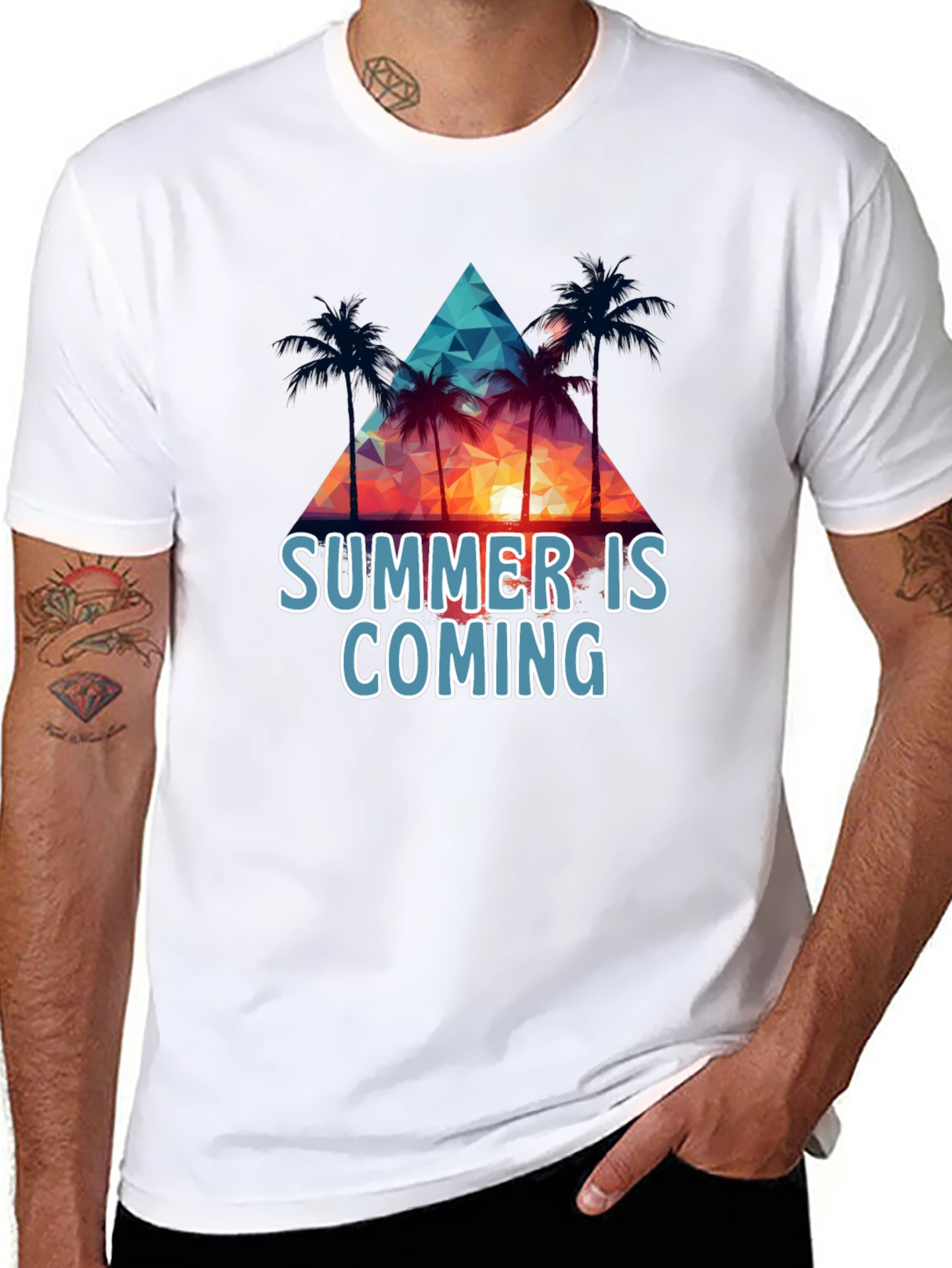 Black Summer Is Coming Black T-Shirt view 8