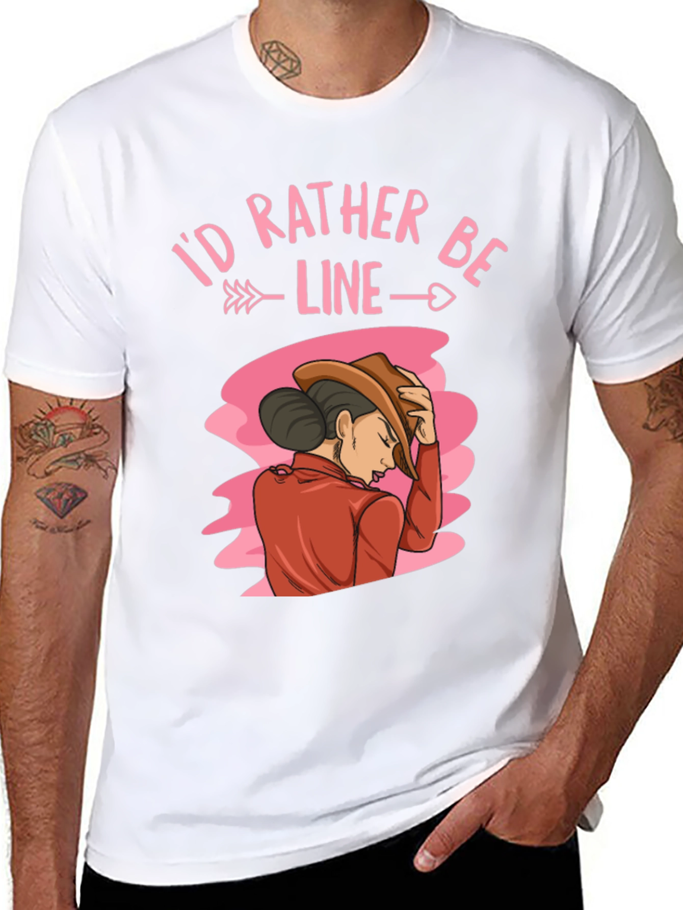 I'd Rather Be Line Dancing T-Shirt - 8