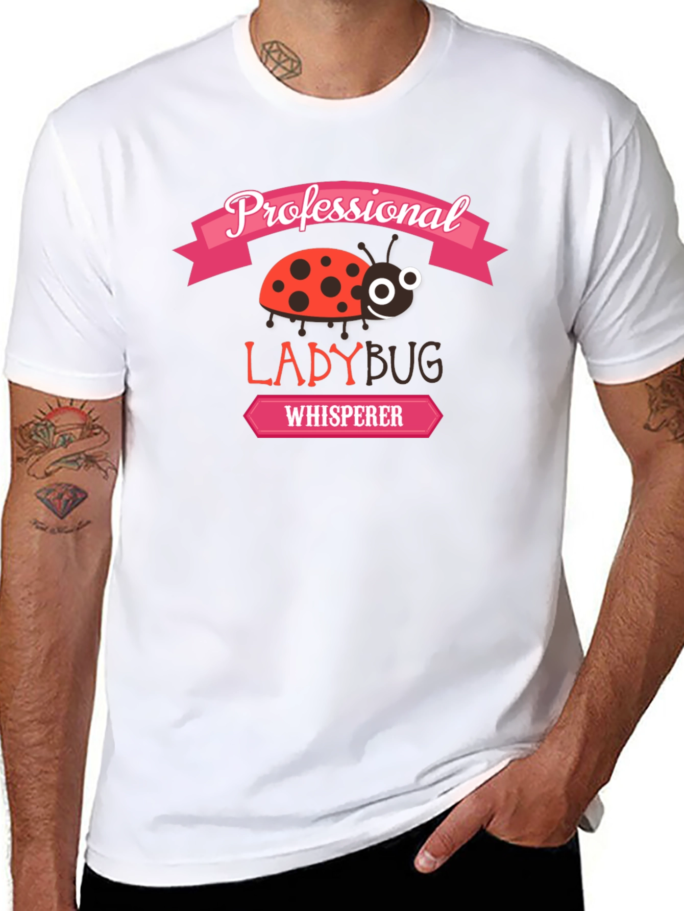 Professional Ladybug Whisperer Graphic T-Shirt - 8