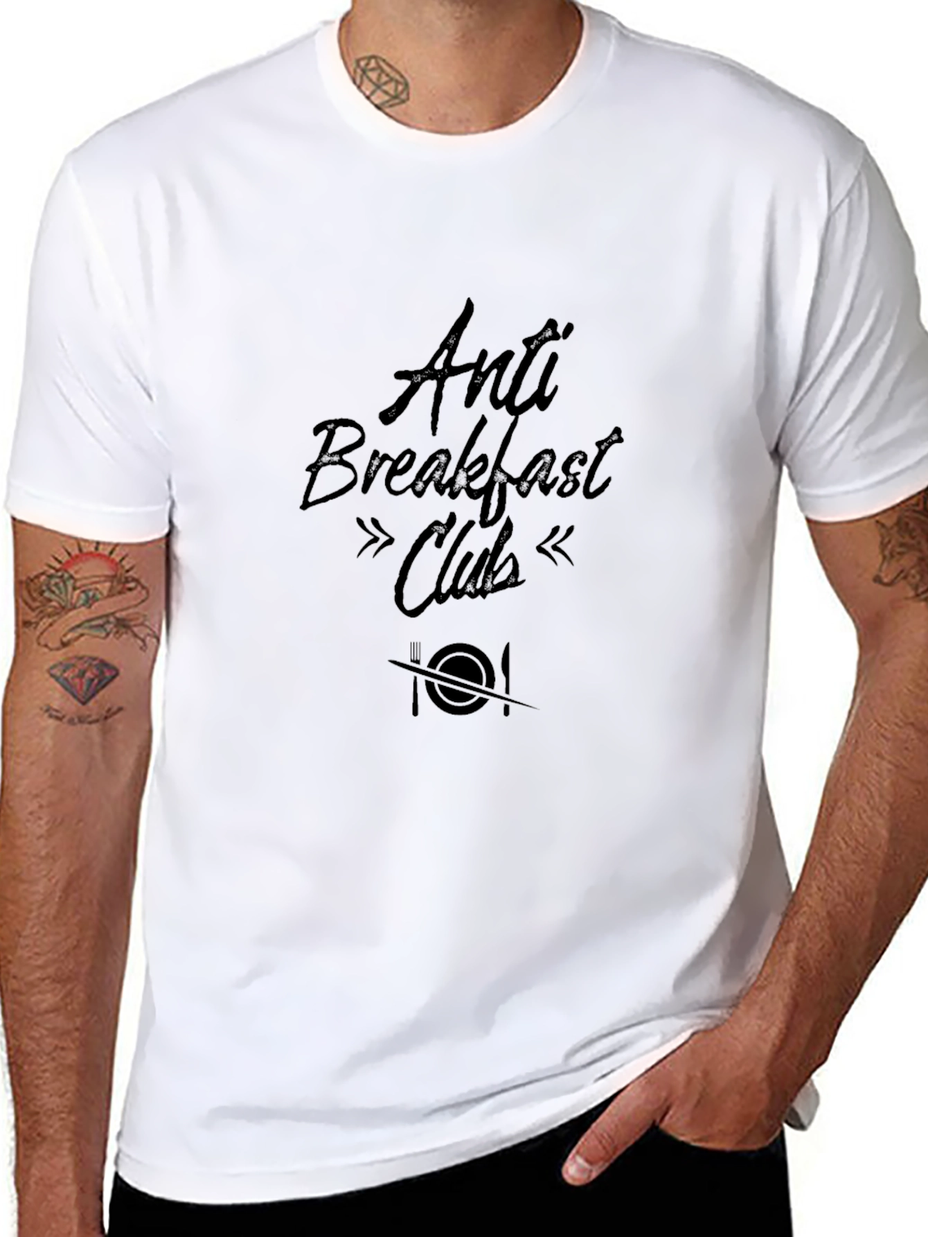 Black Anti Breakfast Club Black T-Shirt view 8