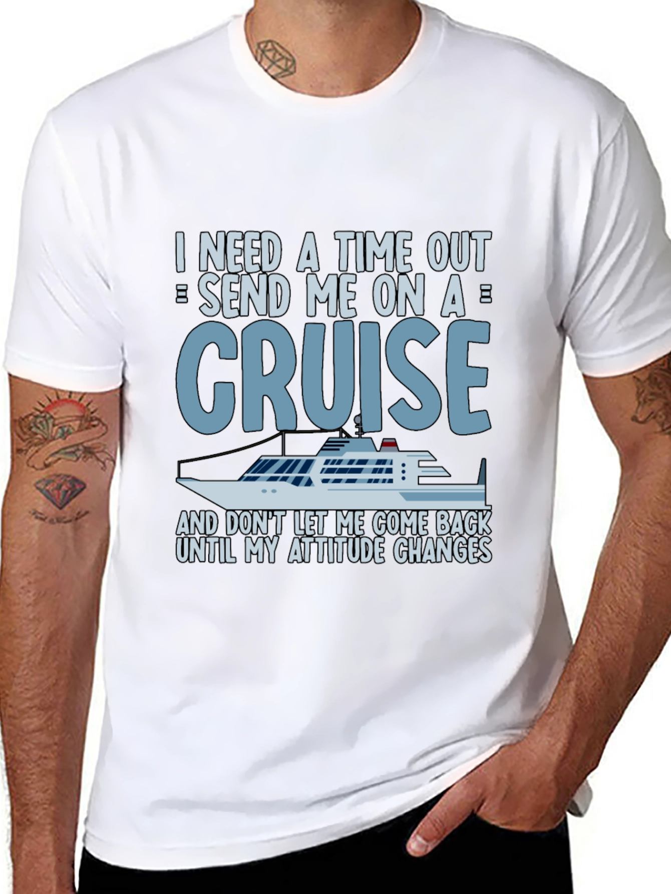 Black Cruise Time Out Graphic Tee view 8