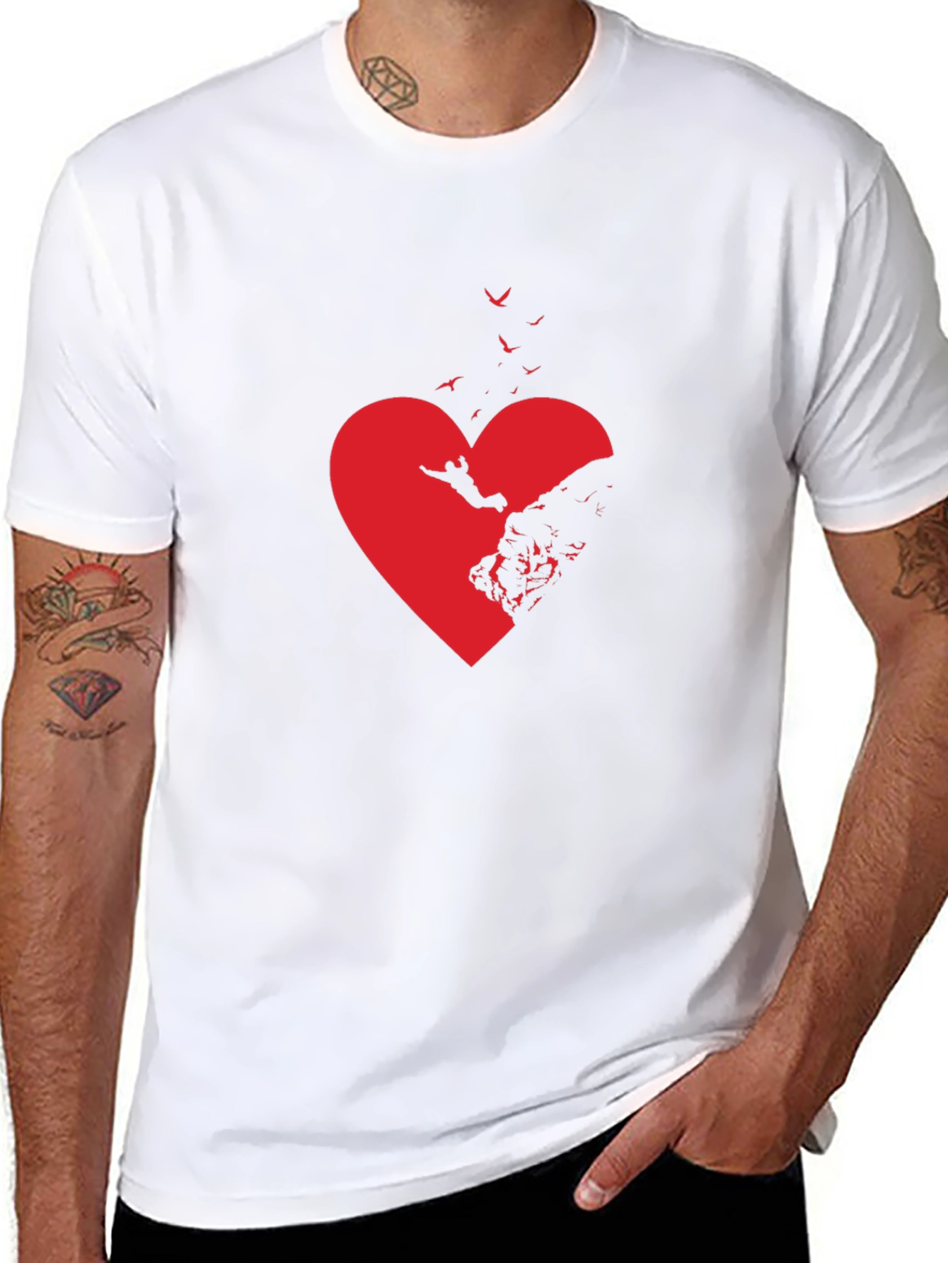 Heartbreak T-Shirt - Black Graphic Tee - 8