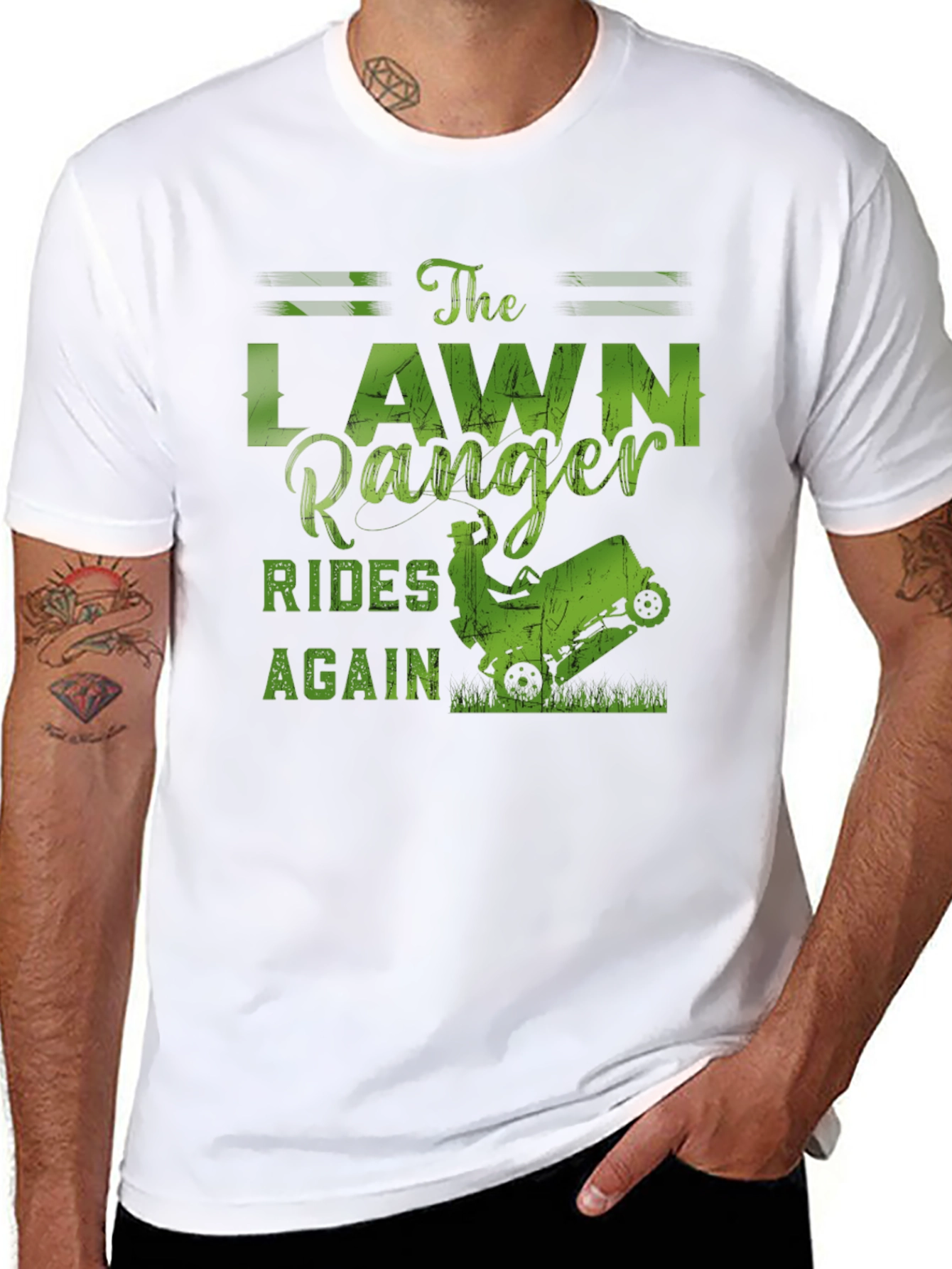 The Lawn Ranger Rides Again Graphic Tee - 8