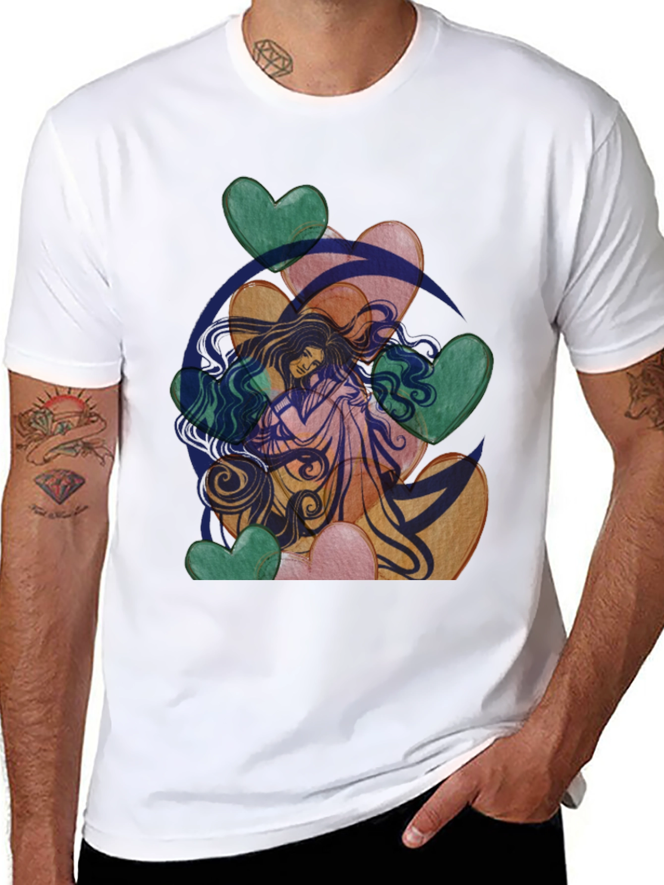 Black Heart & Soul Graphic Tee - Stylish Comfort view 8