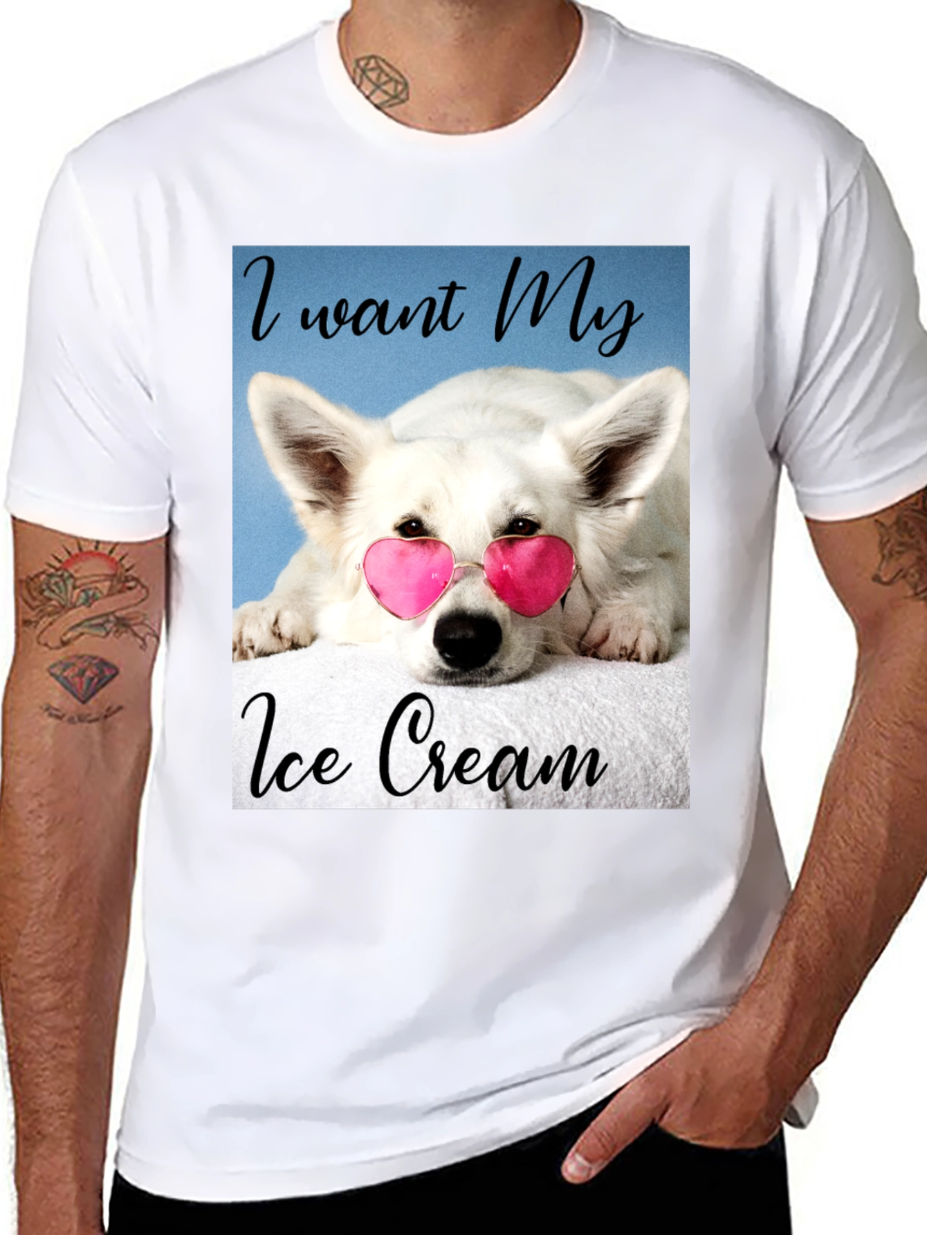 Black Dog Ice Cream T-Shirt view 8