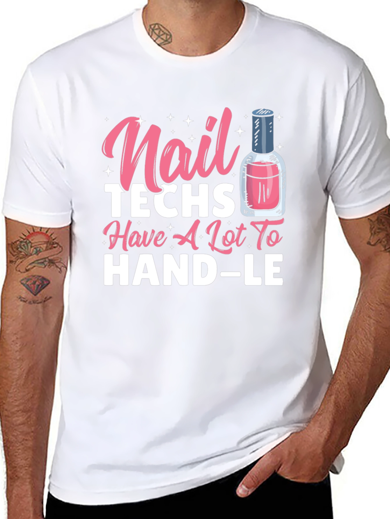 Black Nail Techs Have A Lot To Handle T-Shirt view 8