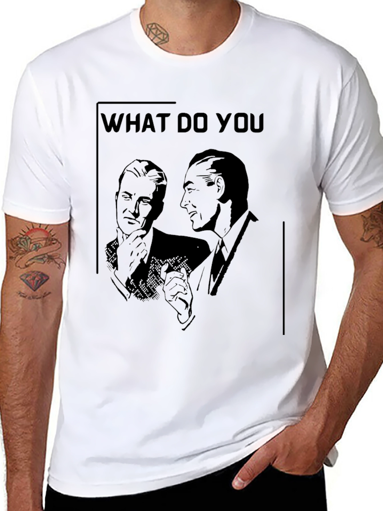 Black What Do You Meme T-Shirt Funny Graphic Tee view 8