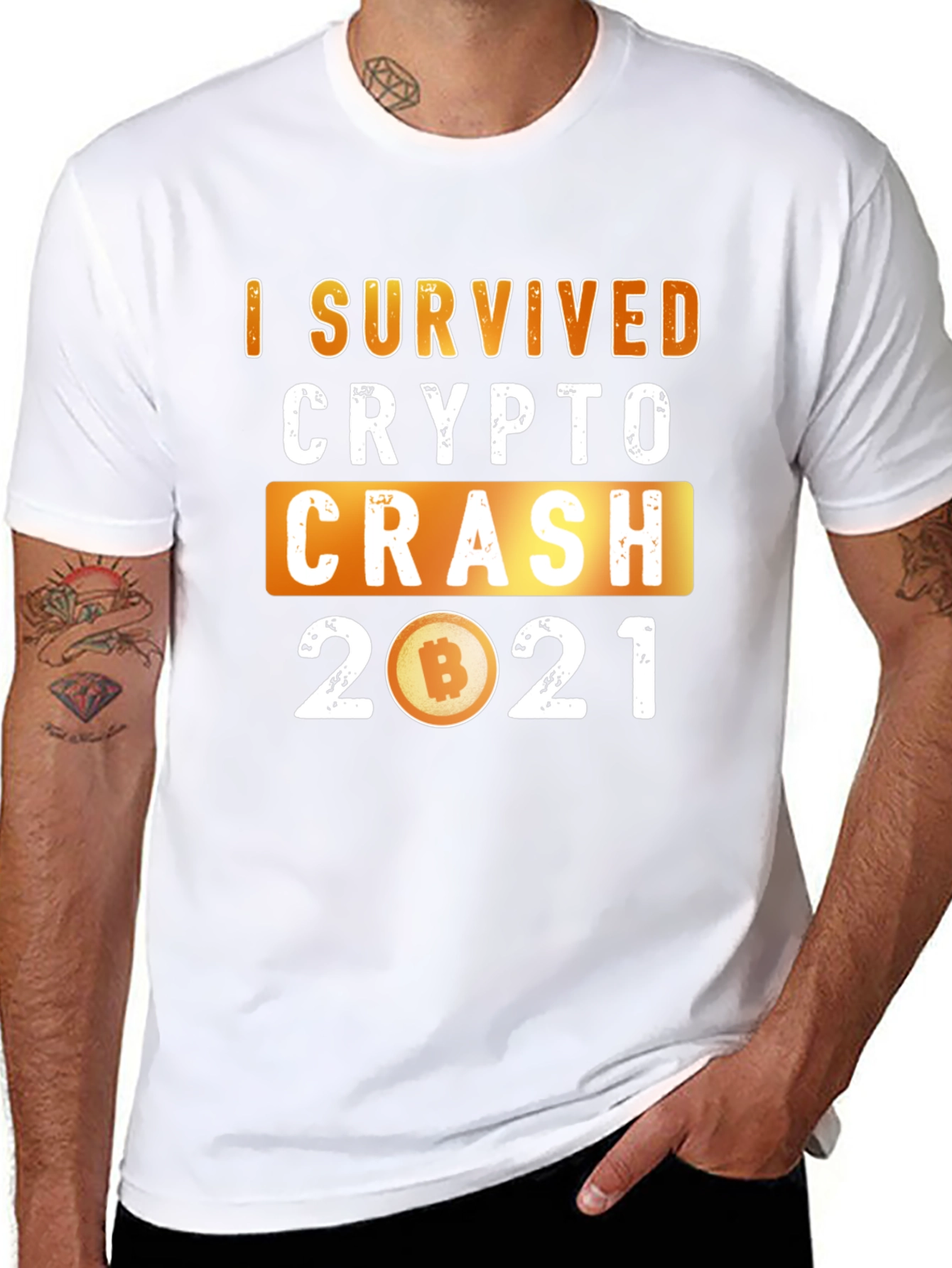Black Crypto Crash 2021 T-Shirt view 8