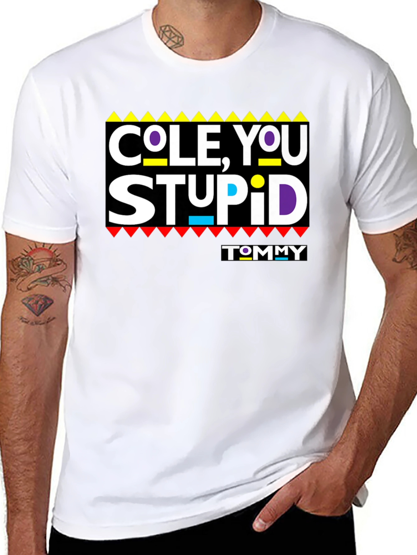 Black Cole, You Stupid - Graphic T-Shirt view 8
