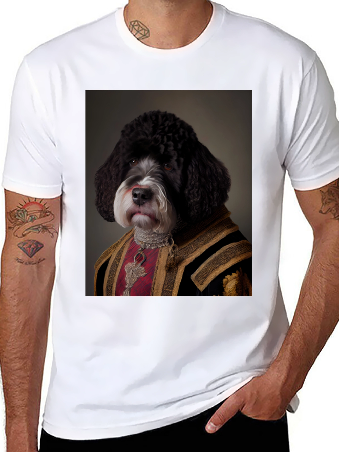 Black Dog Royalty Graphic T-Shirt view 8
