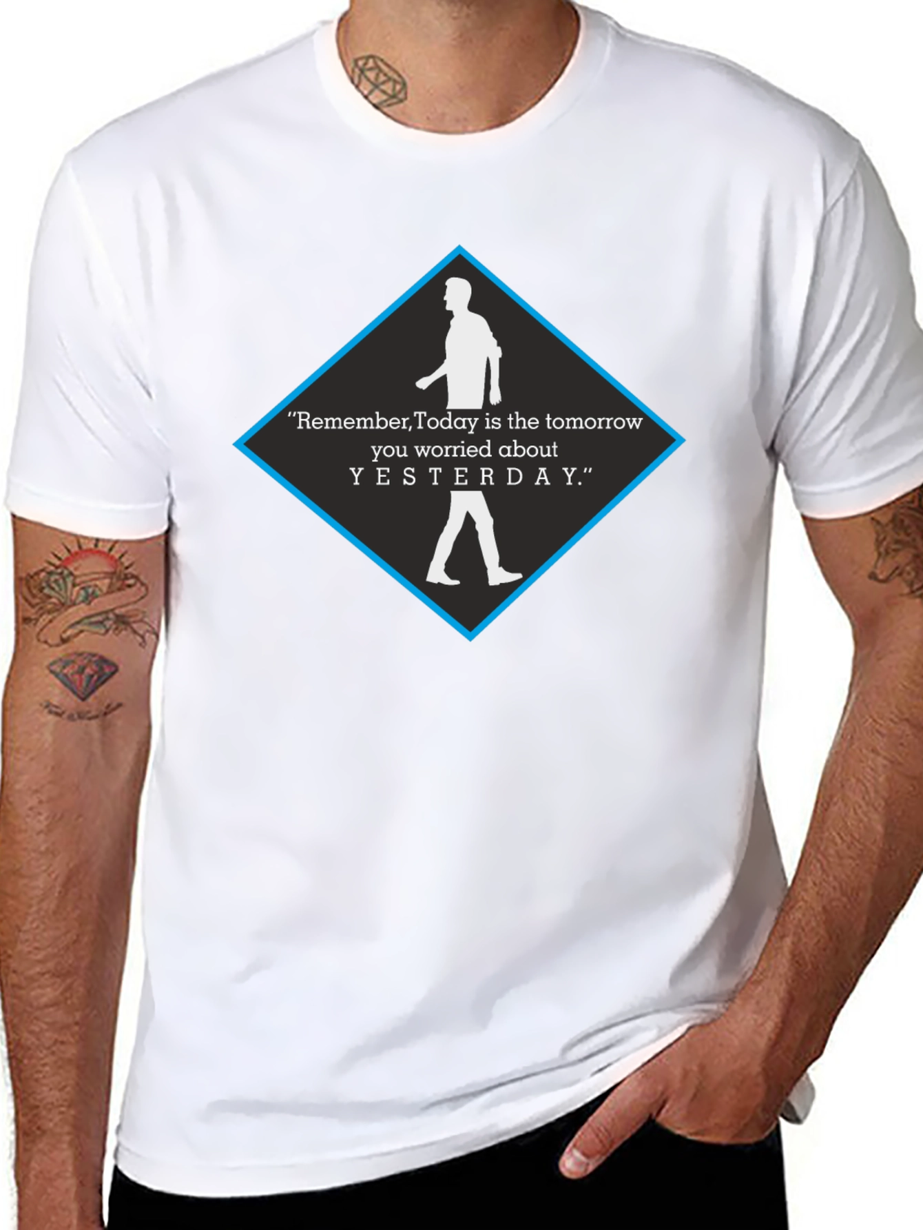 Black Motivational Graphic T-Shirt view 8