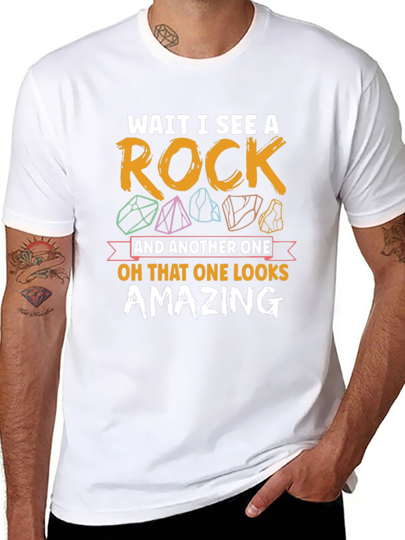 Black Rock Collector T-Shirt - Funny Geology Tee view 8